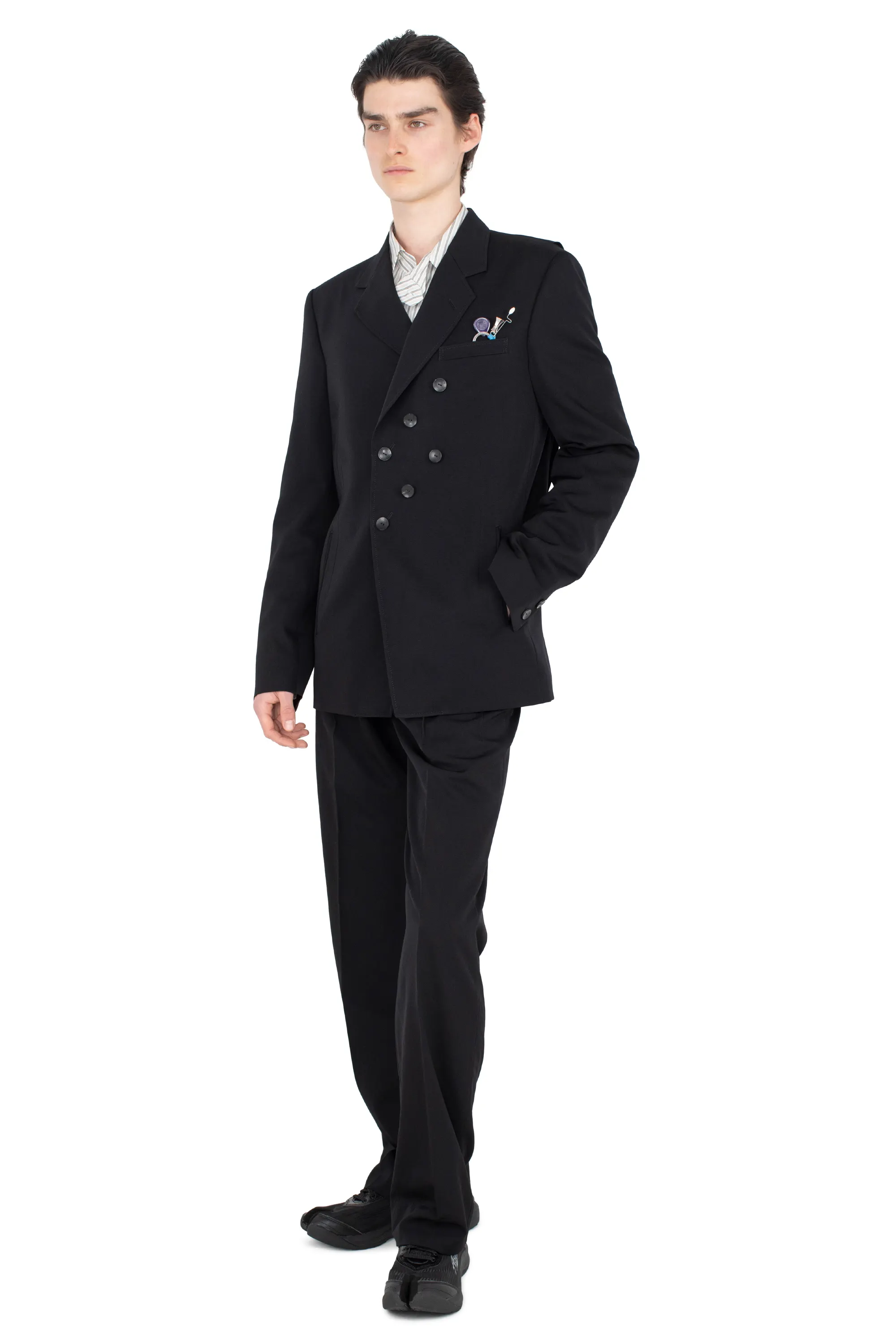 KIKO KOSTADINOV CSOMOR TAILORED JACKET - DEEP BLACK