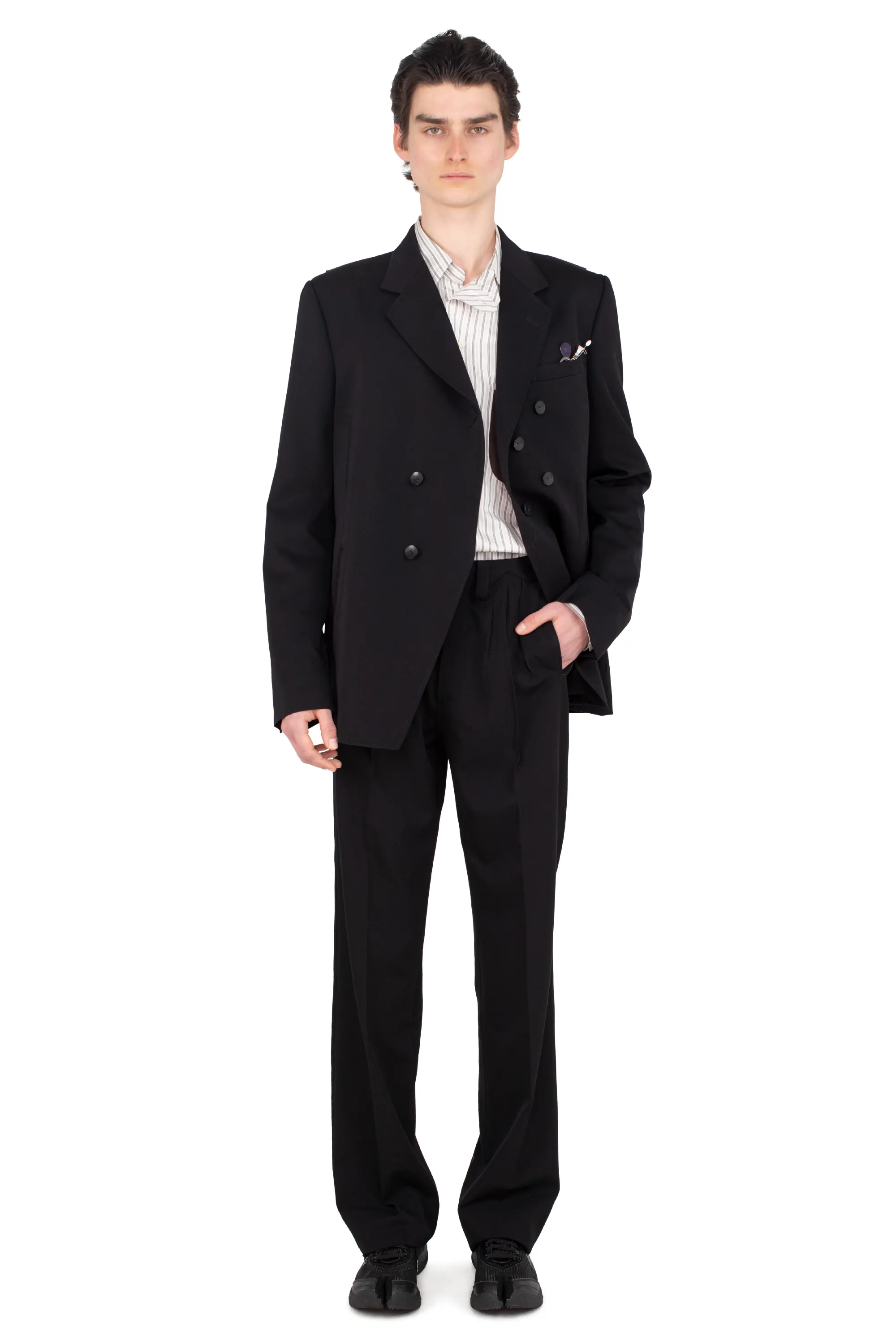 CSOMOR TAILORED JACKET - DEEP BLACK – KIKO KOSTADINOV