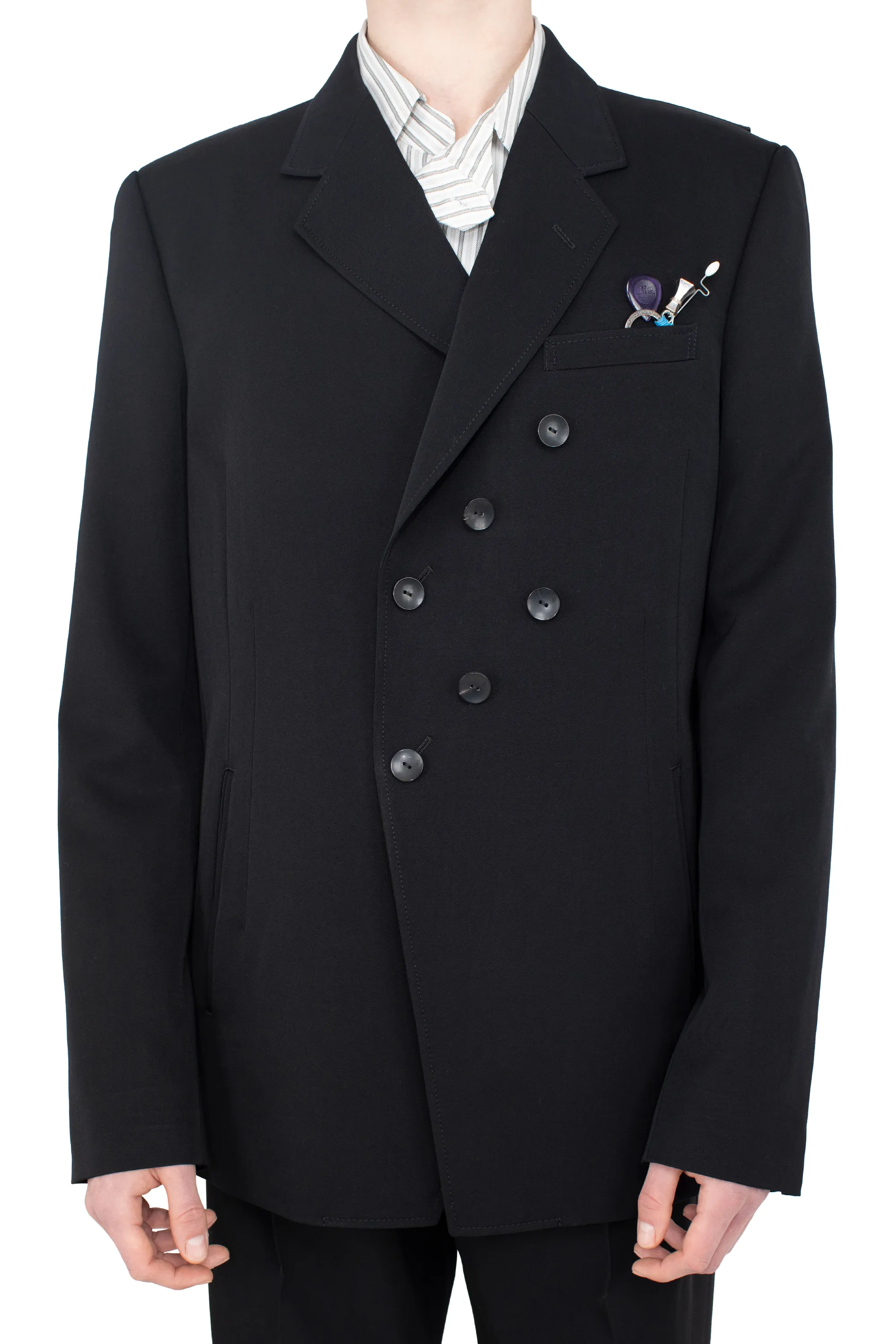 KIKO KOSTADINOV CSOMOR TAILORED JACKET - DEEP BLACK