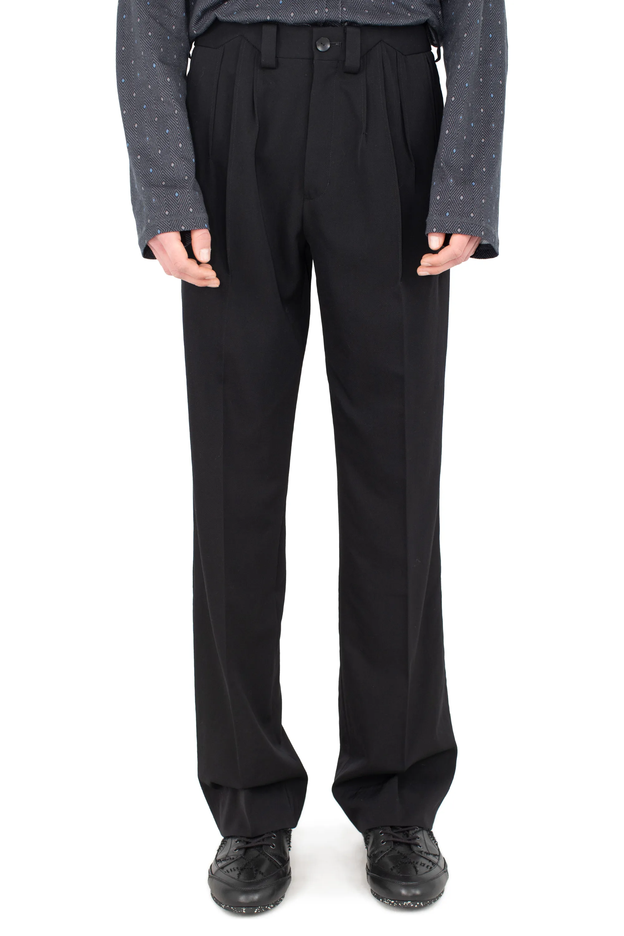 KIKO KOSTADINOV CSOMOR TROUSER - DEEP BLACK