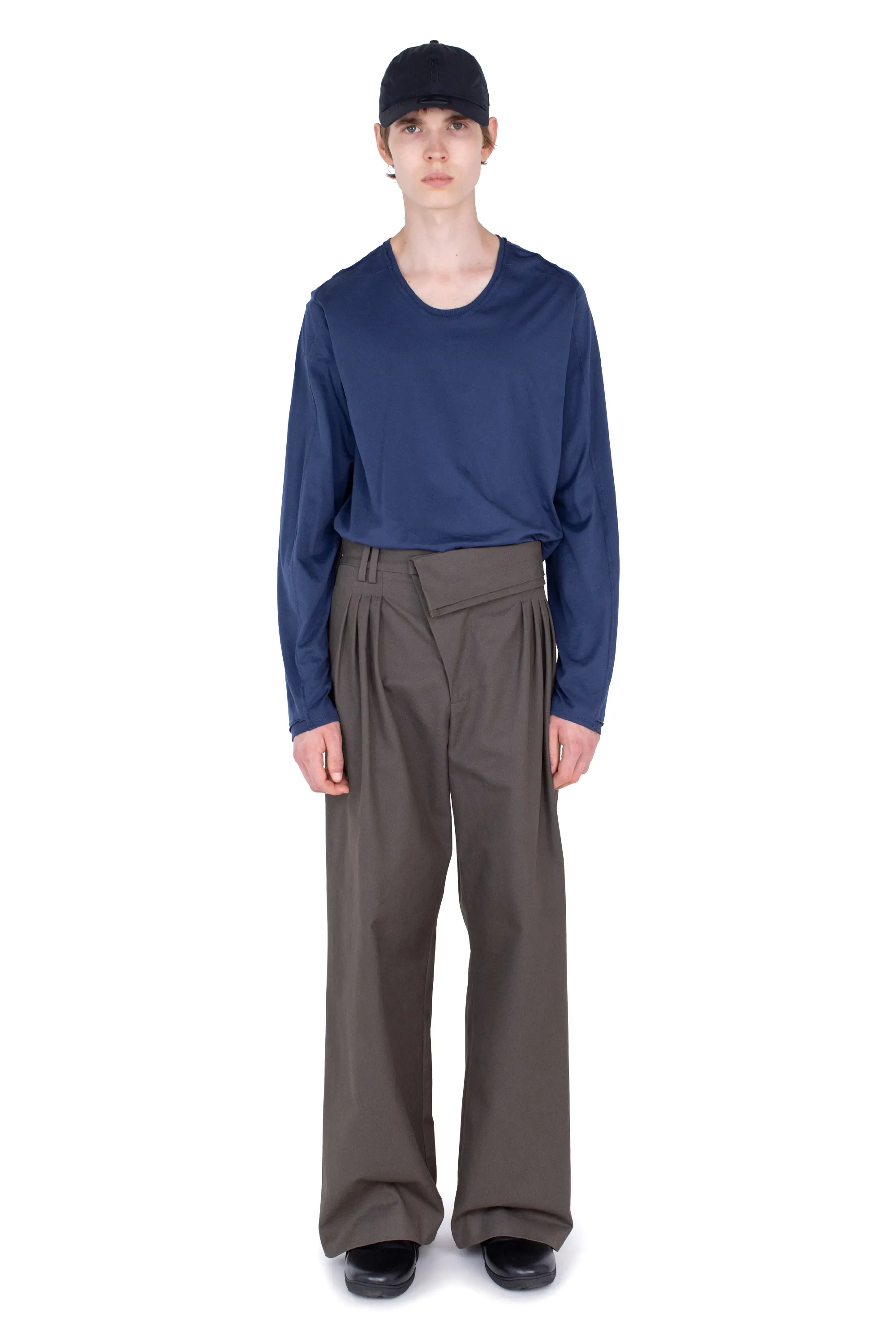 KIKO KOSTADINOV DIEZE WIDE TROUSERS - KHAKI