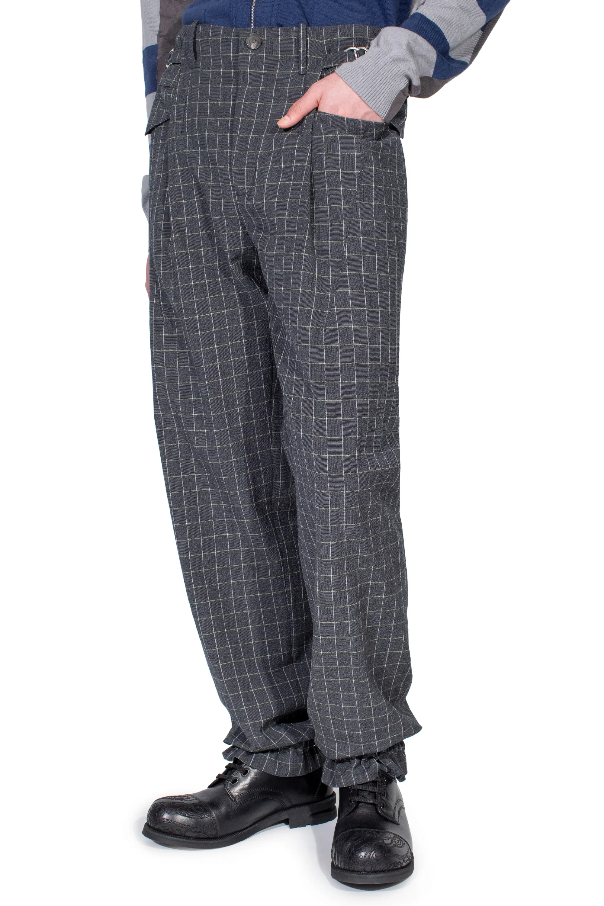 KIKO KOSTADINOV EGRETA TROUSER - DIM GREY