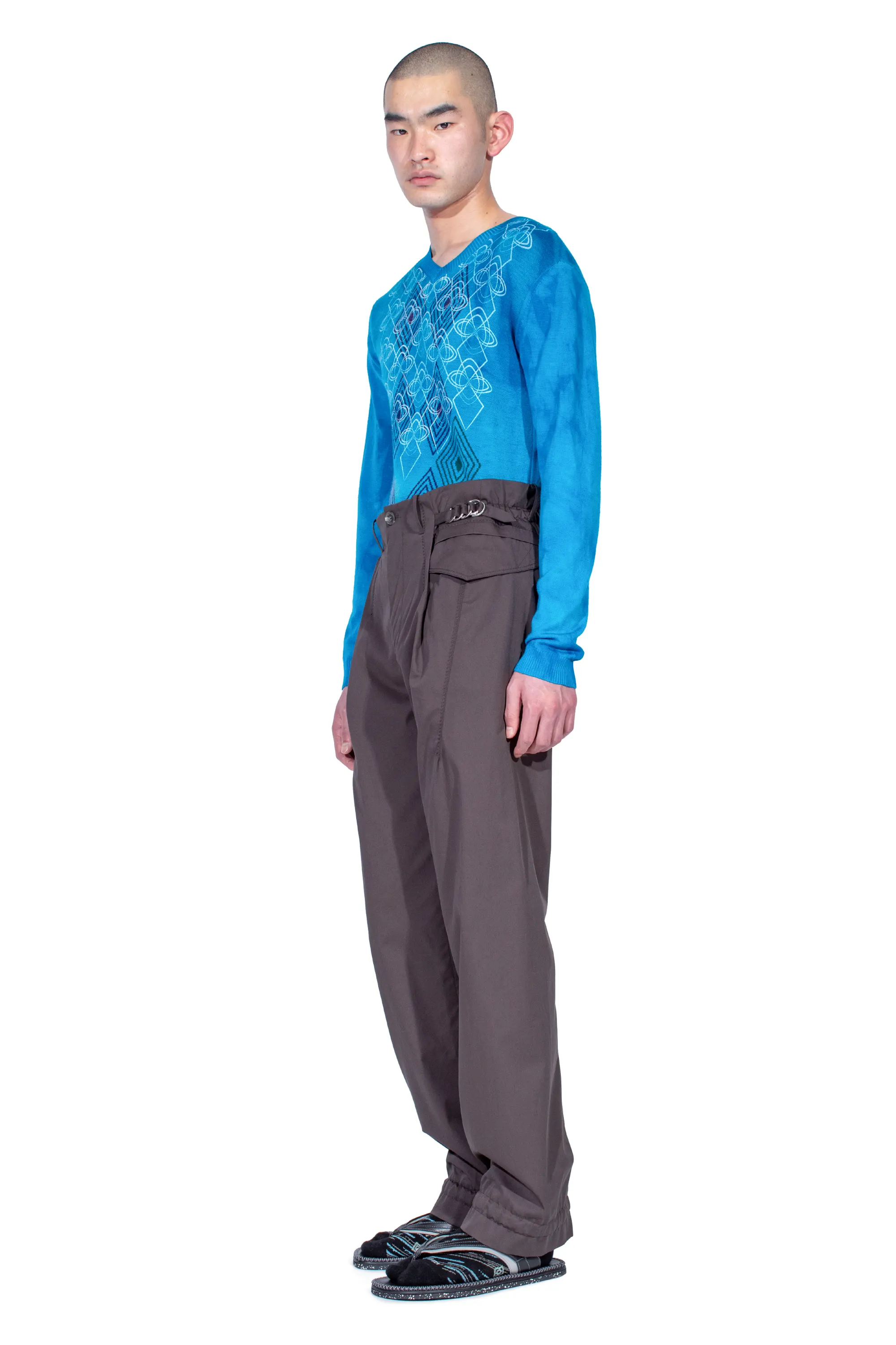 KIKO KOSTADINOV EGRETA TROUSER - PALM