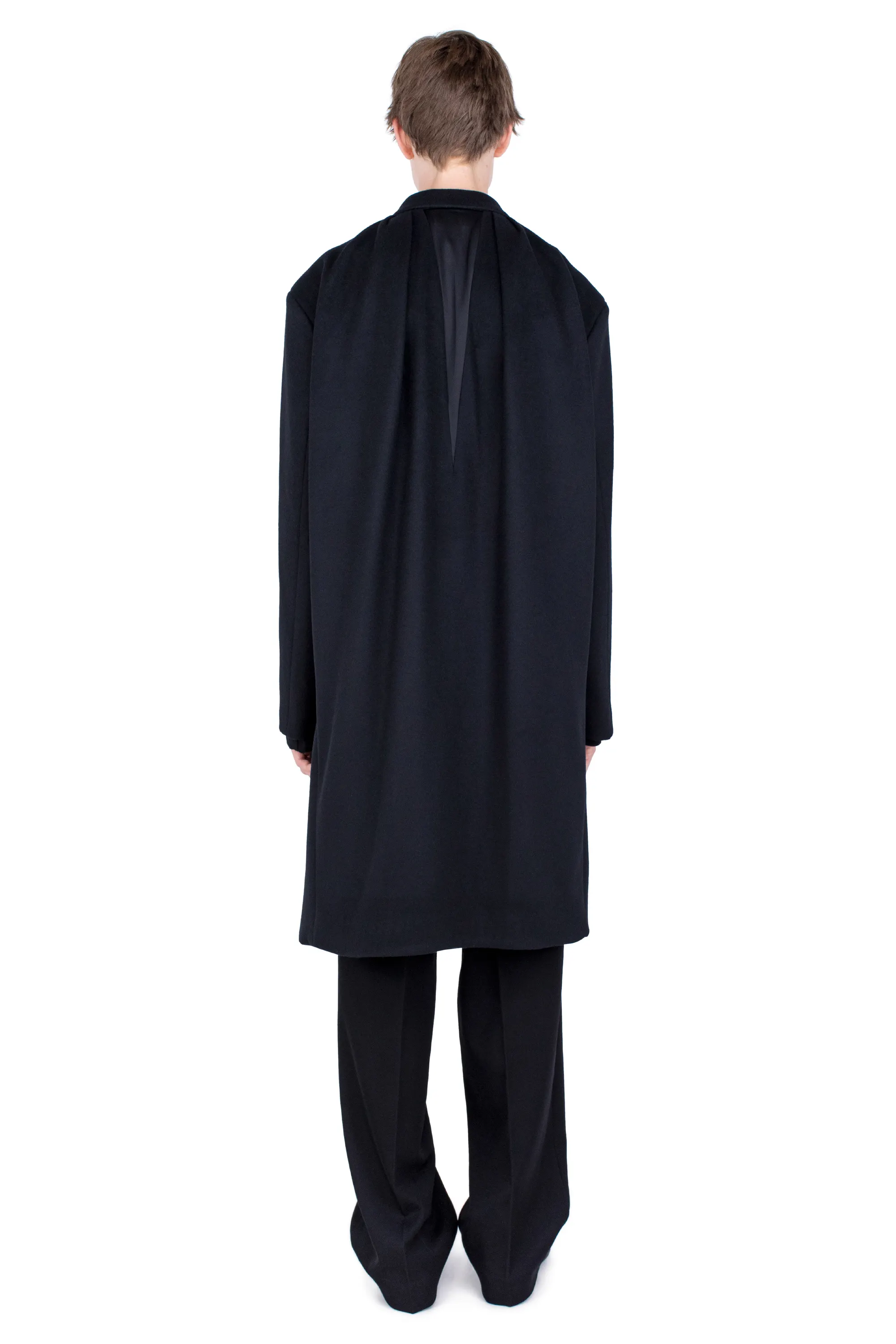 KIKO KOSTADINOV EPELDE OVERCOAT - DEEP BLACK