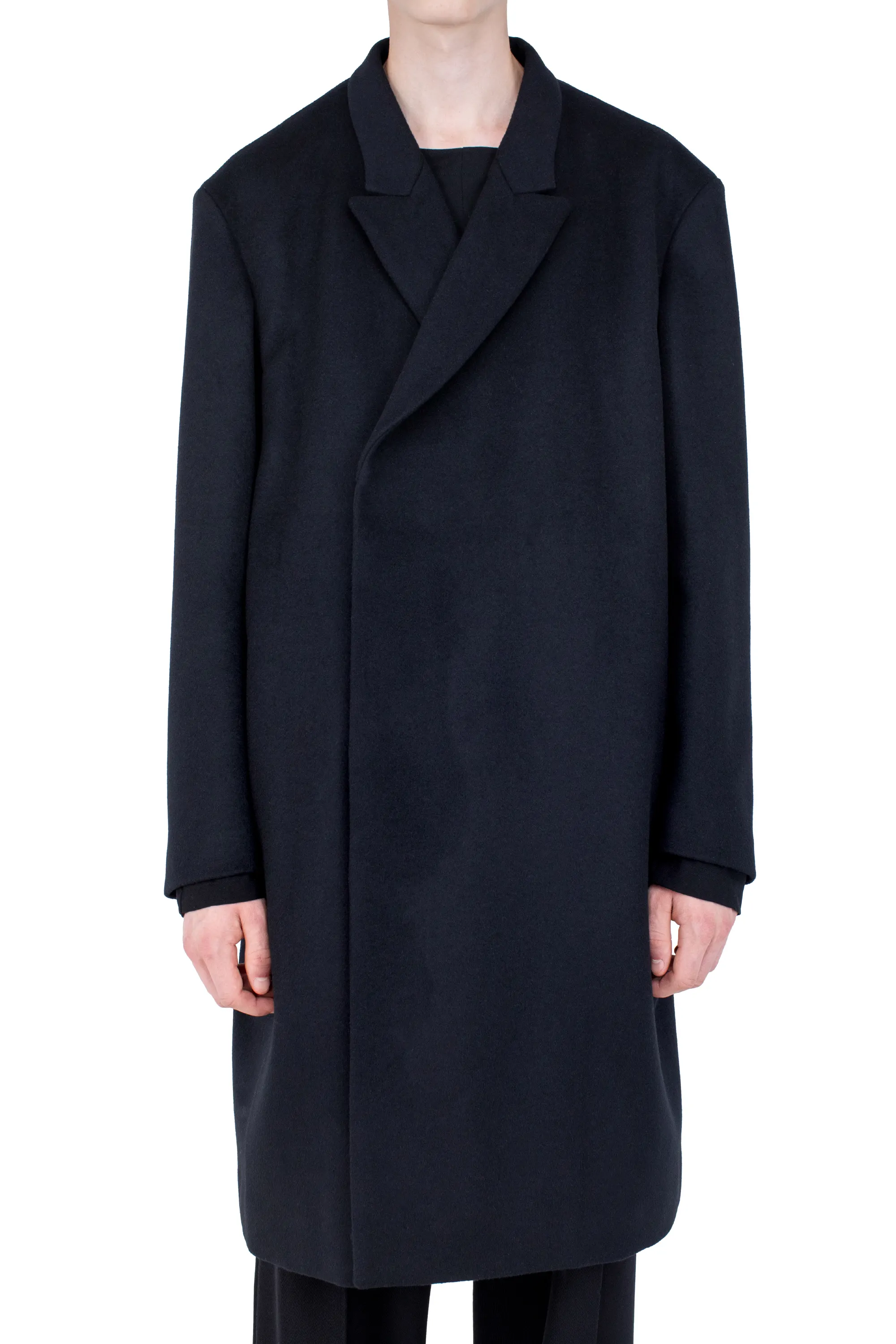 KIKO KOSTADINOV EPELDE OVERCOAT - DEEP BLACK