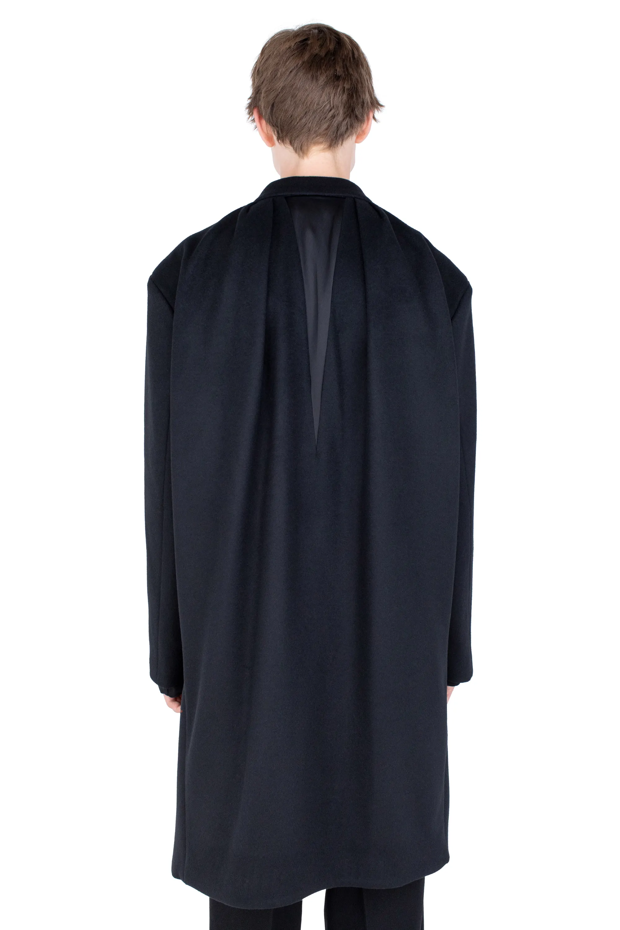 KIKO KOSTADINOV EPELDE OVERCOAT - DEEP BLACK
