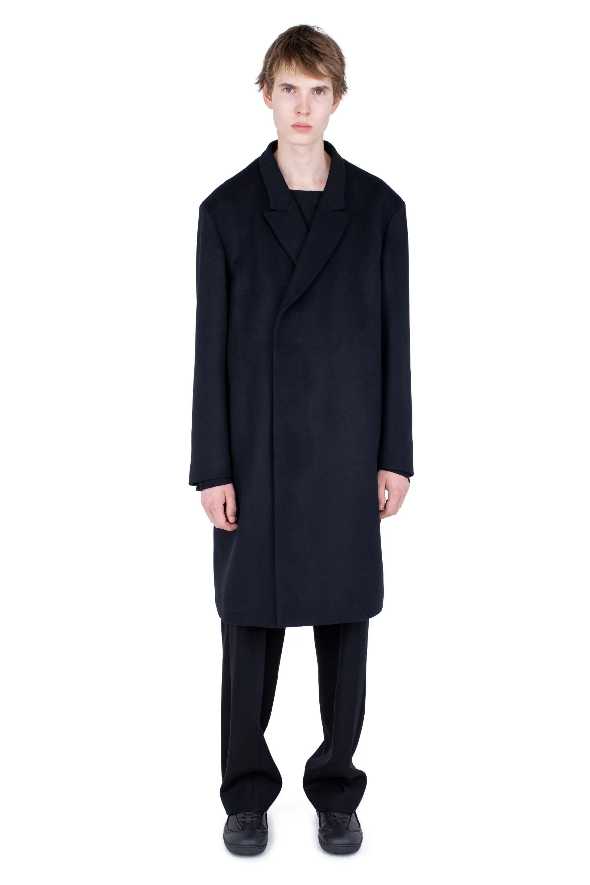 KIKO KOSTADINOV EPELDE OVERCOAT - DEEP BLACK