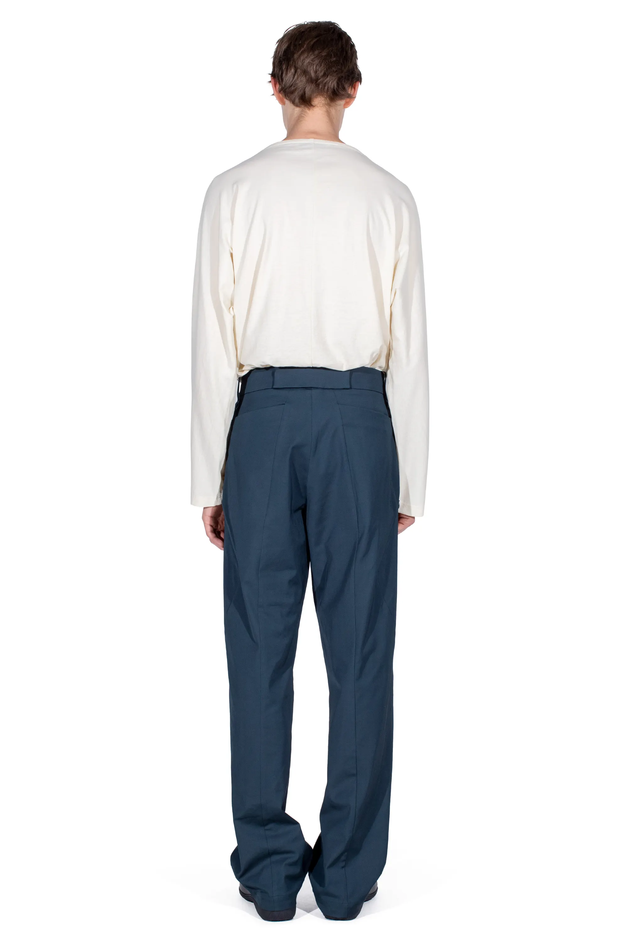 KIKO KOSTADINOV ERDIKO TROUSERS - PETROL BLUE