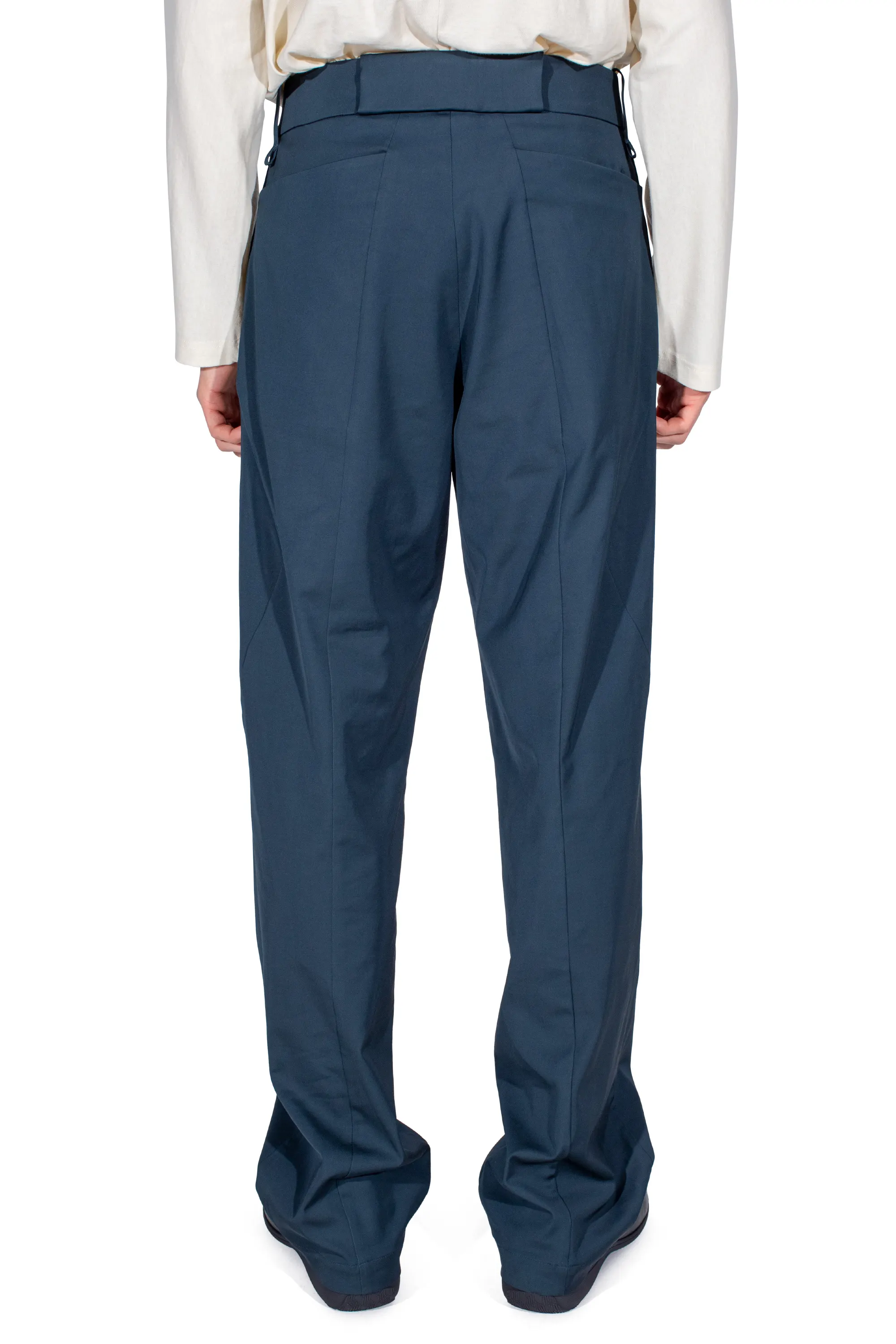 KIKO KOSTADINOV ERDIKO TROUSERS - PETROL BLUE