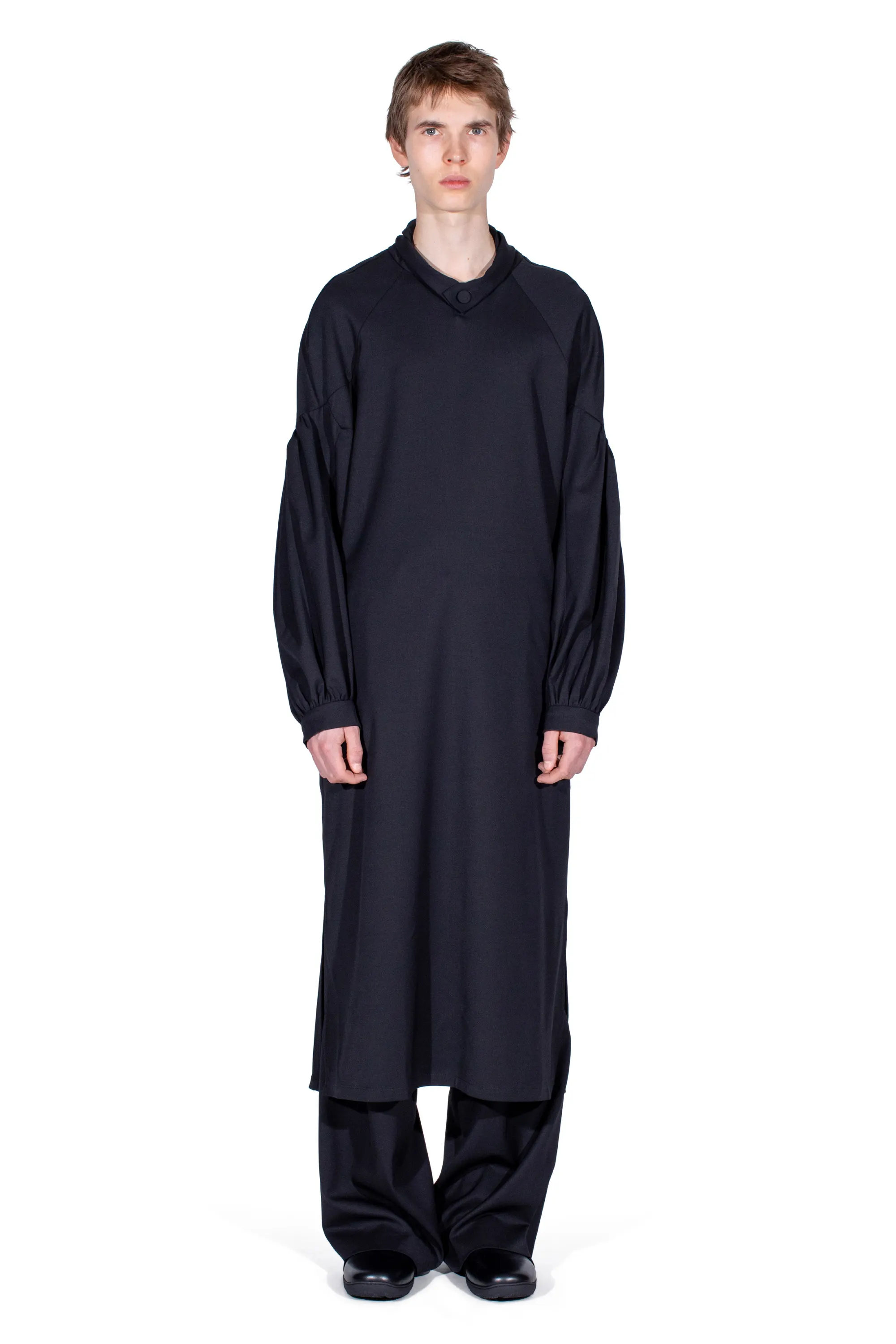 KIKO KOSTADINOV EVERS LONG SHIRT - CROW BLACK