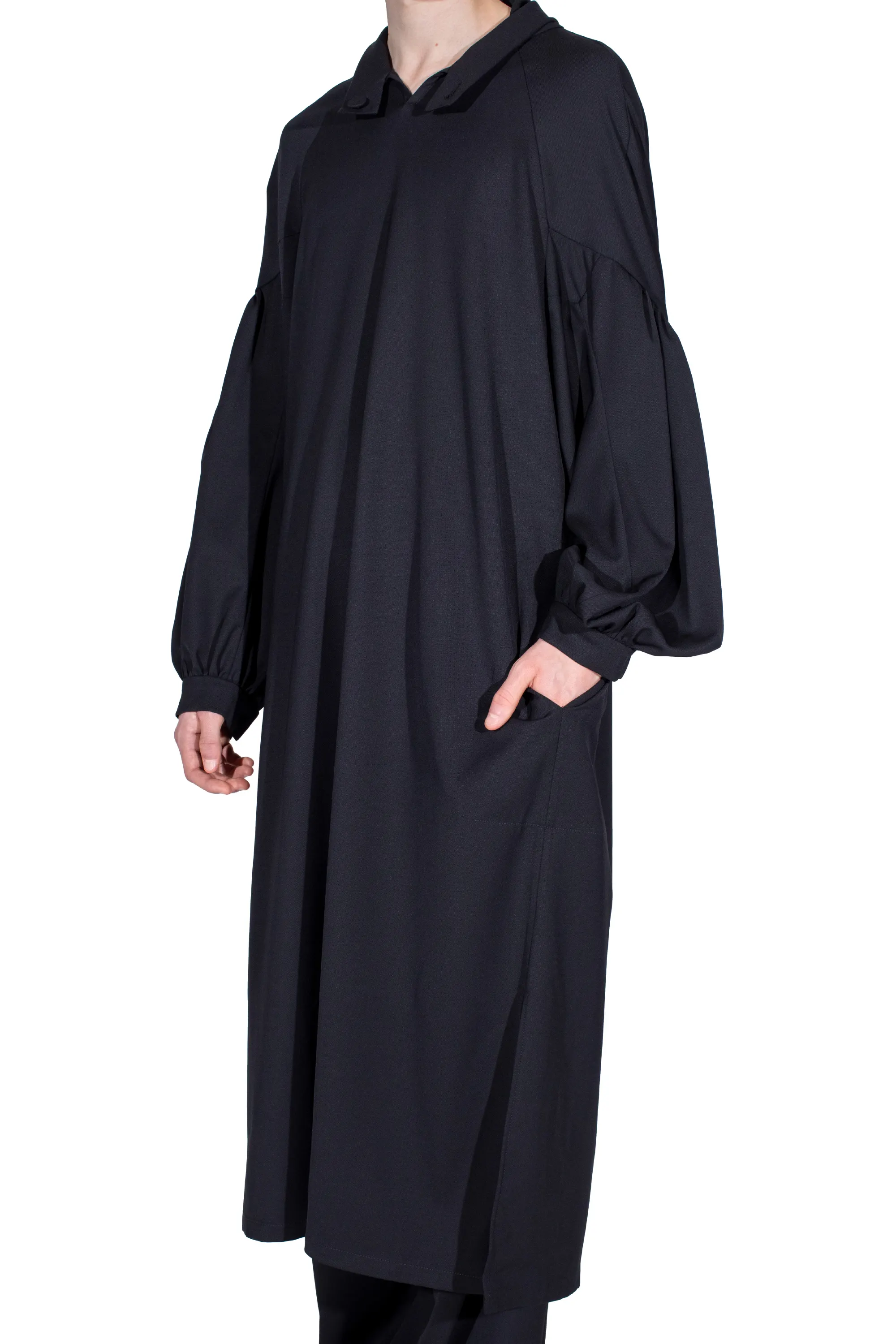 KIKO KOSTADINOV EVERS LONG SHIRT - CROW BLACK