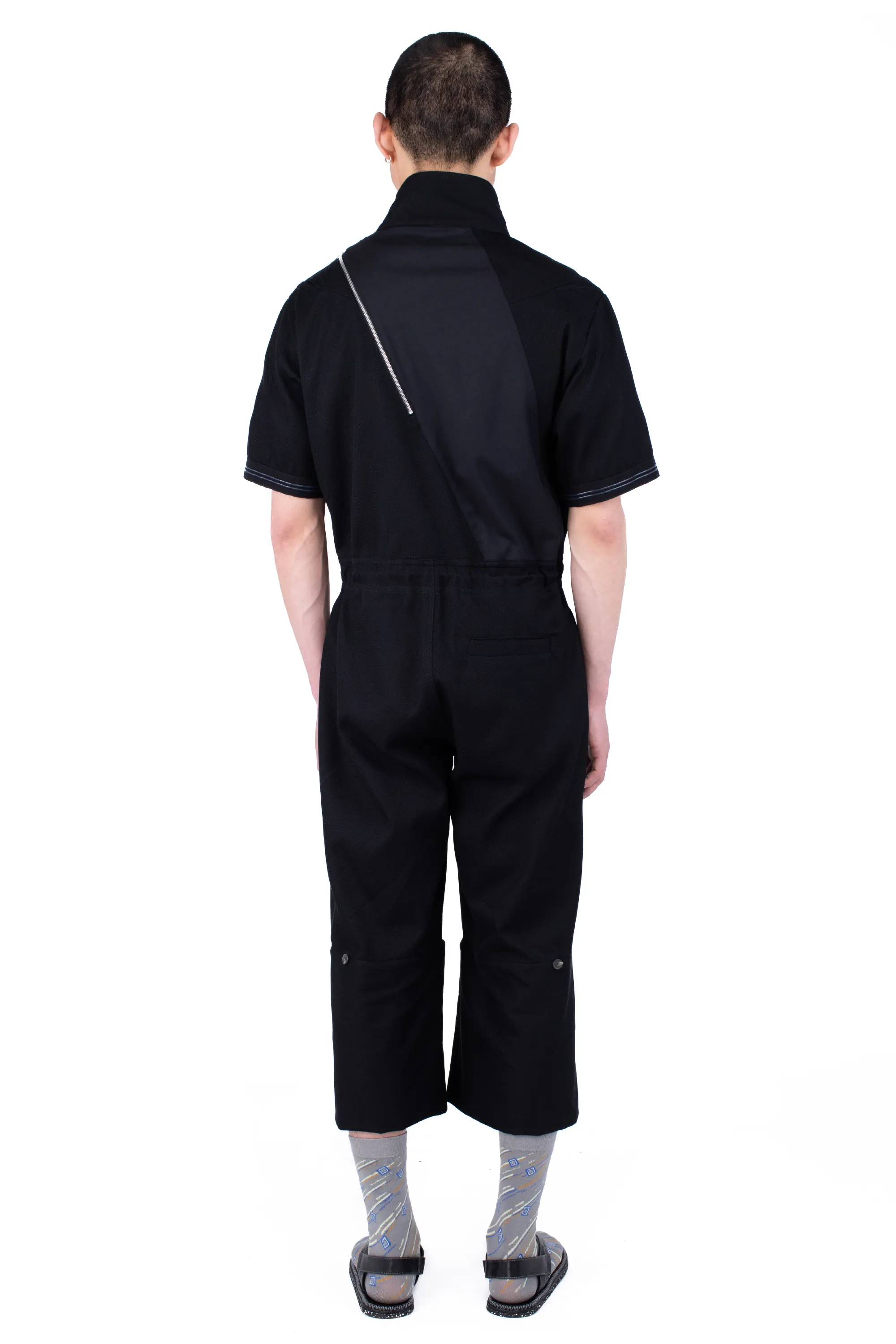 KIKO KOSTADINOV FARKAS JUMPSUIT - SPACE BLACK