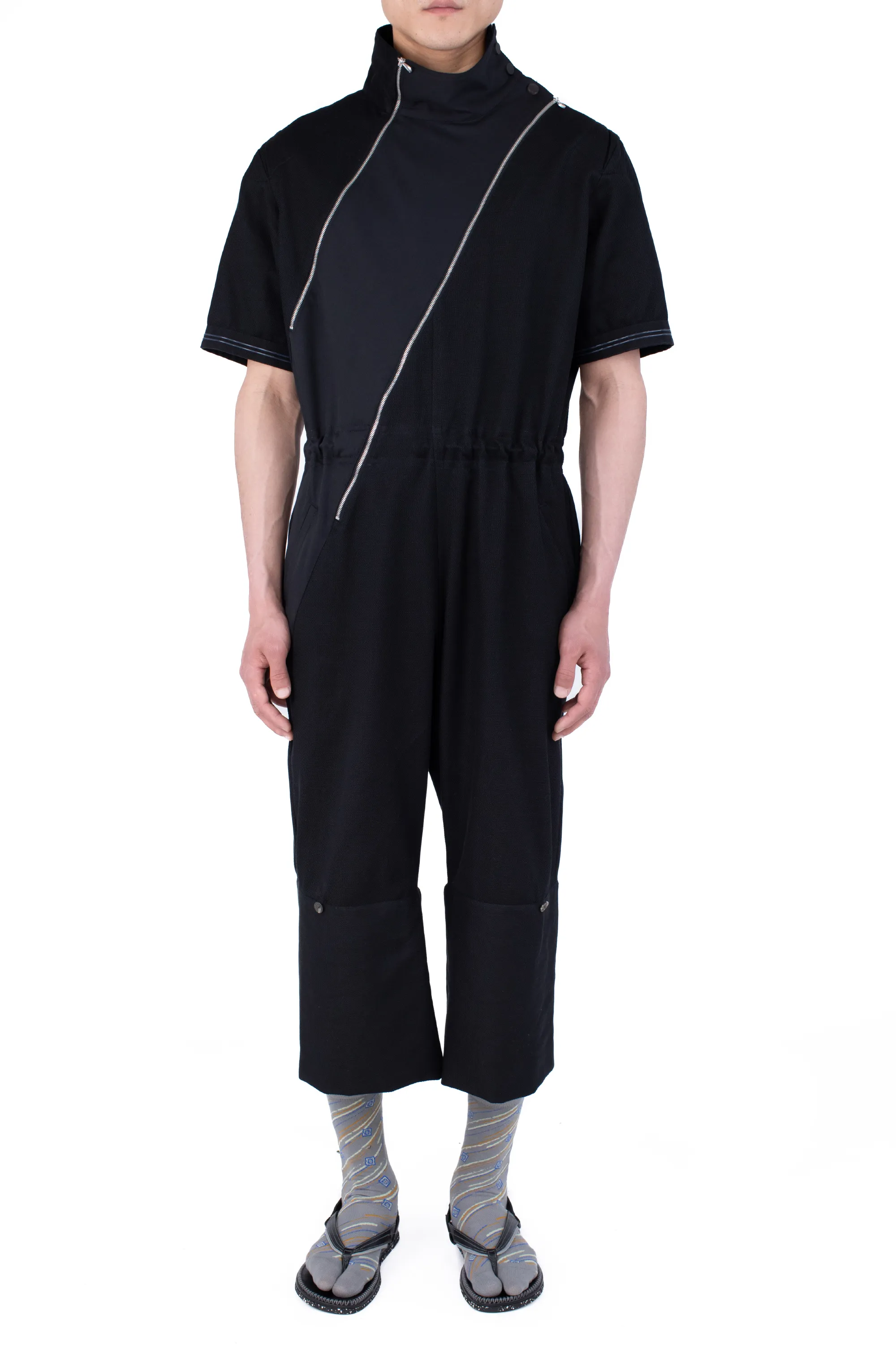 KIKO KOSTADINOV FARKAS JUMPSUIT - SPACE BLACK