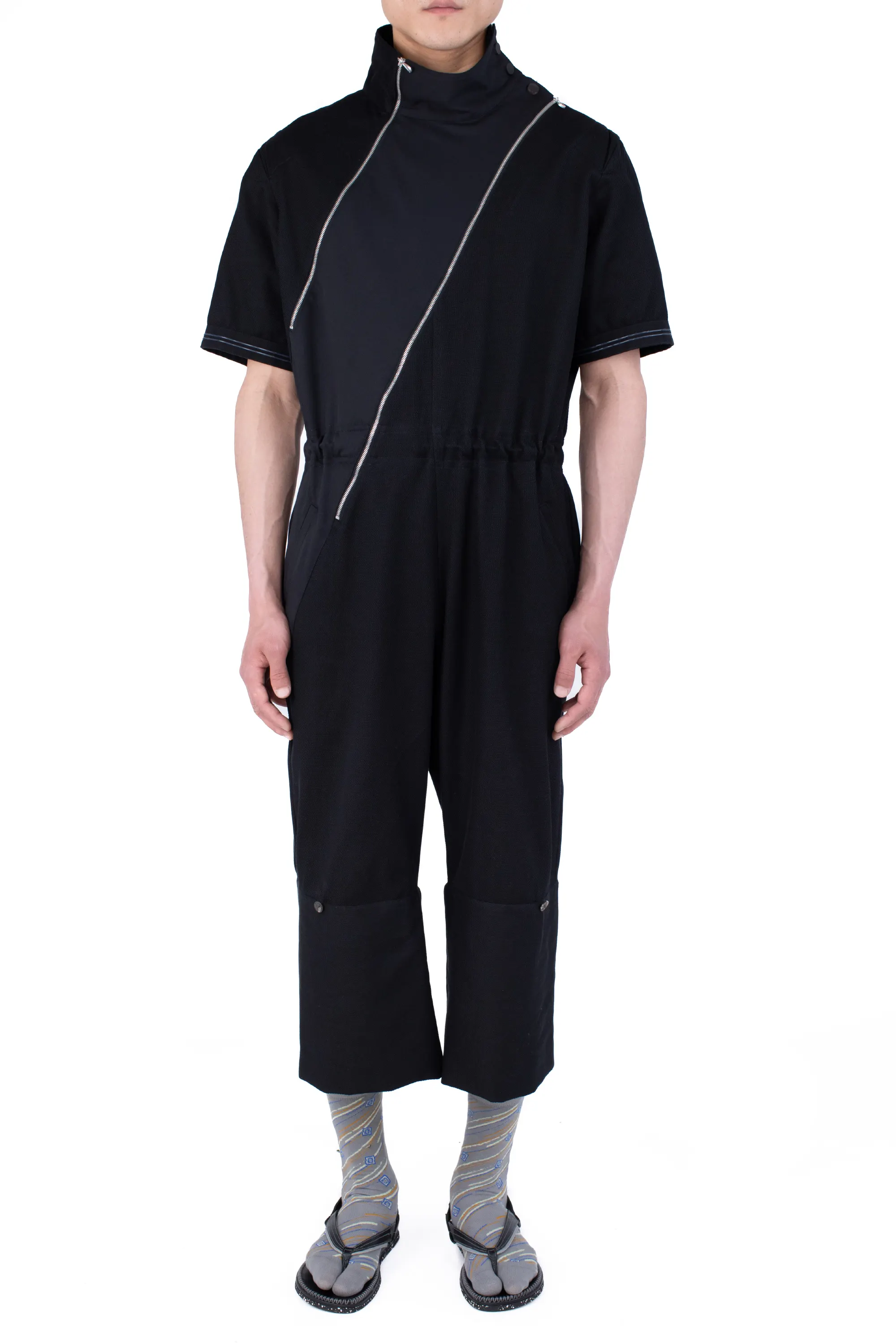 KIKO KOSTADINOV FARKAS JUMPSUIT - SPACE BLACK
