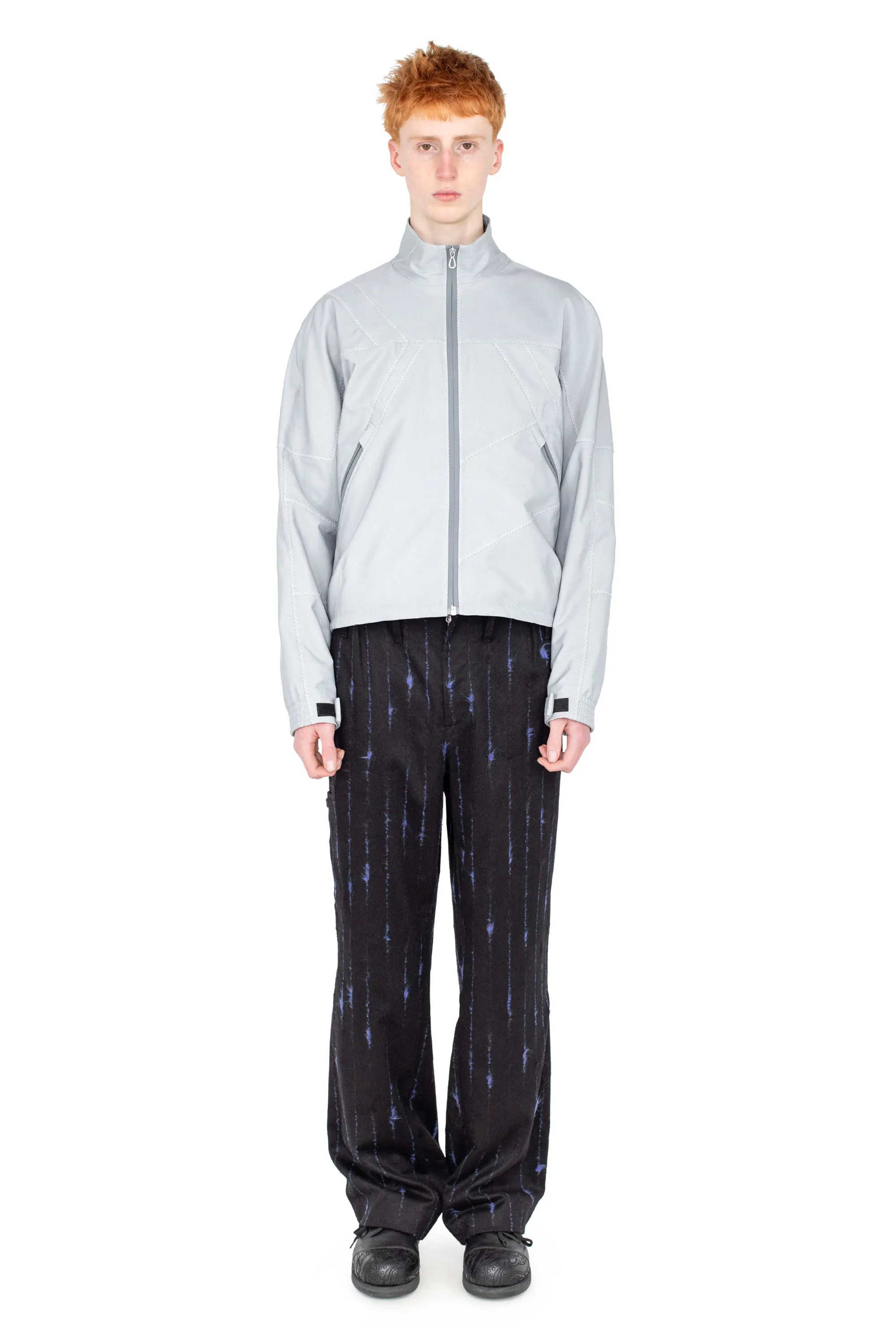 KIKO KOSTADINOV FERENC TROUSER - BLACK & ROYAL BLUE