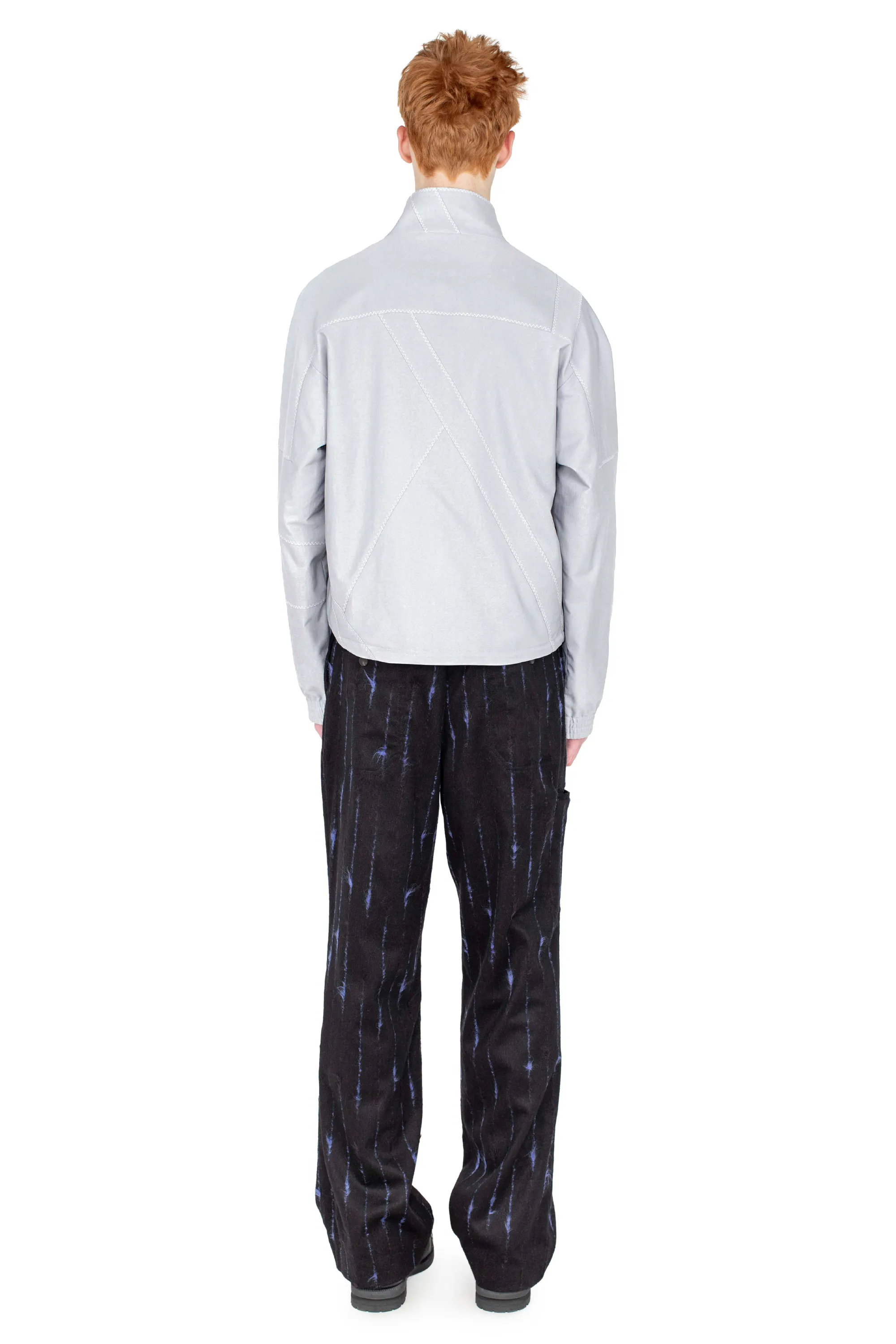 KIKO KOSTADINOV FERENC TROUSER - BLACK & ROYAL BLUE