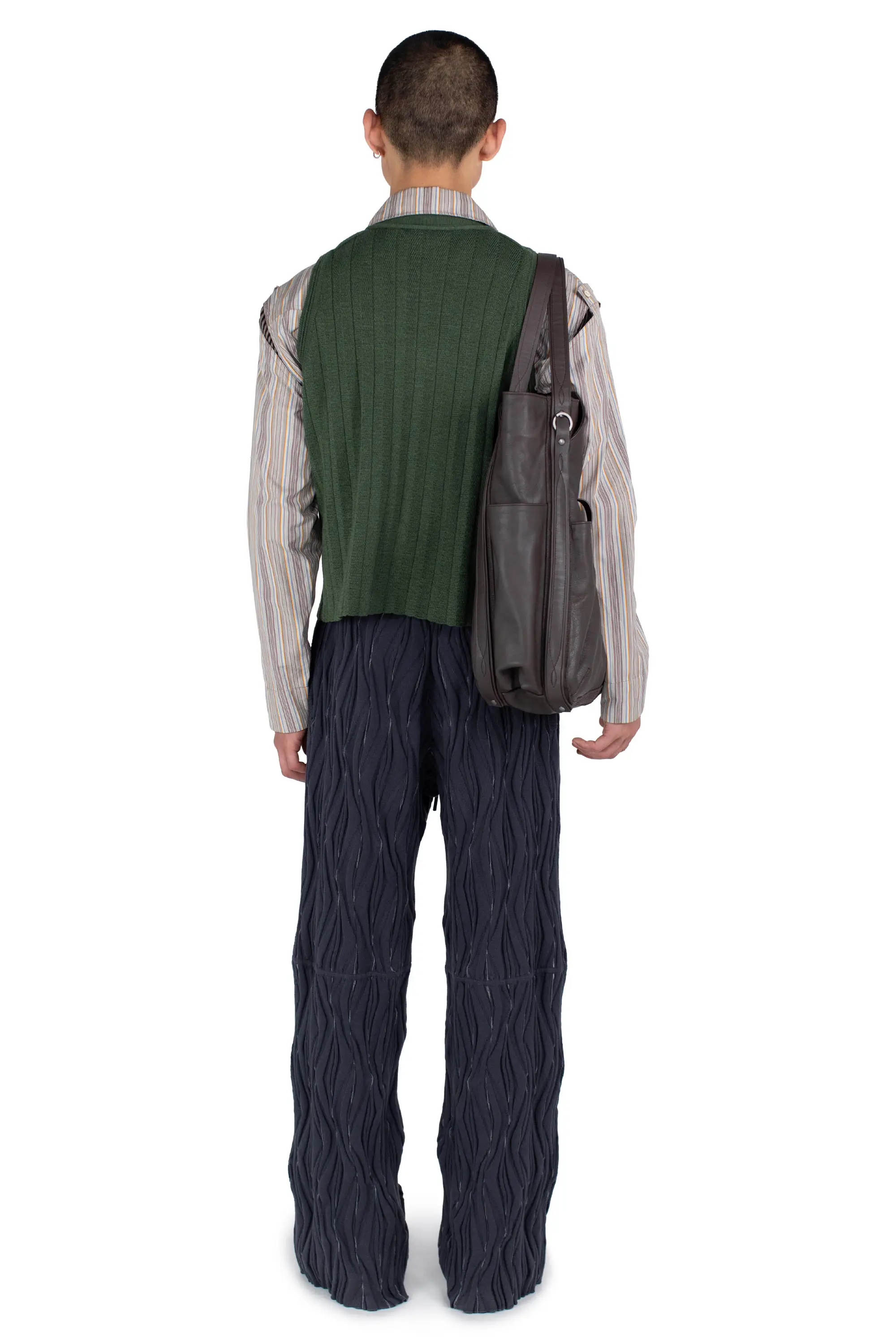KIKO KOSTADINOV FITZ KNIT VEST - JUNIPER GREEN