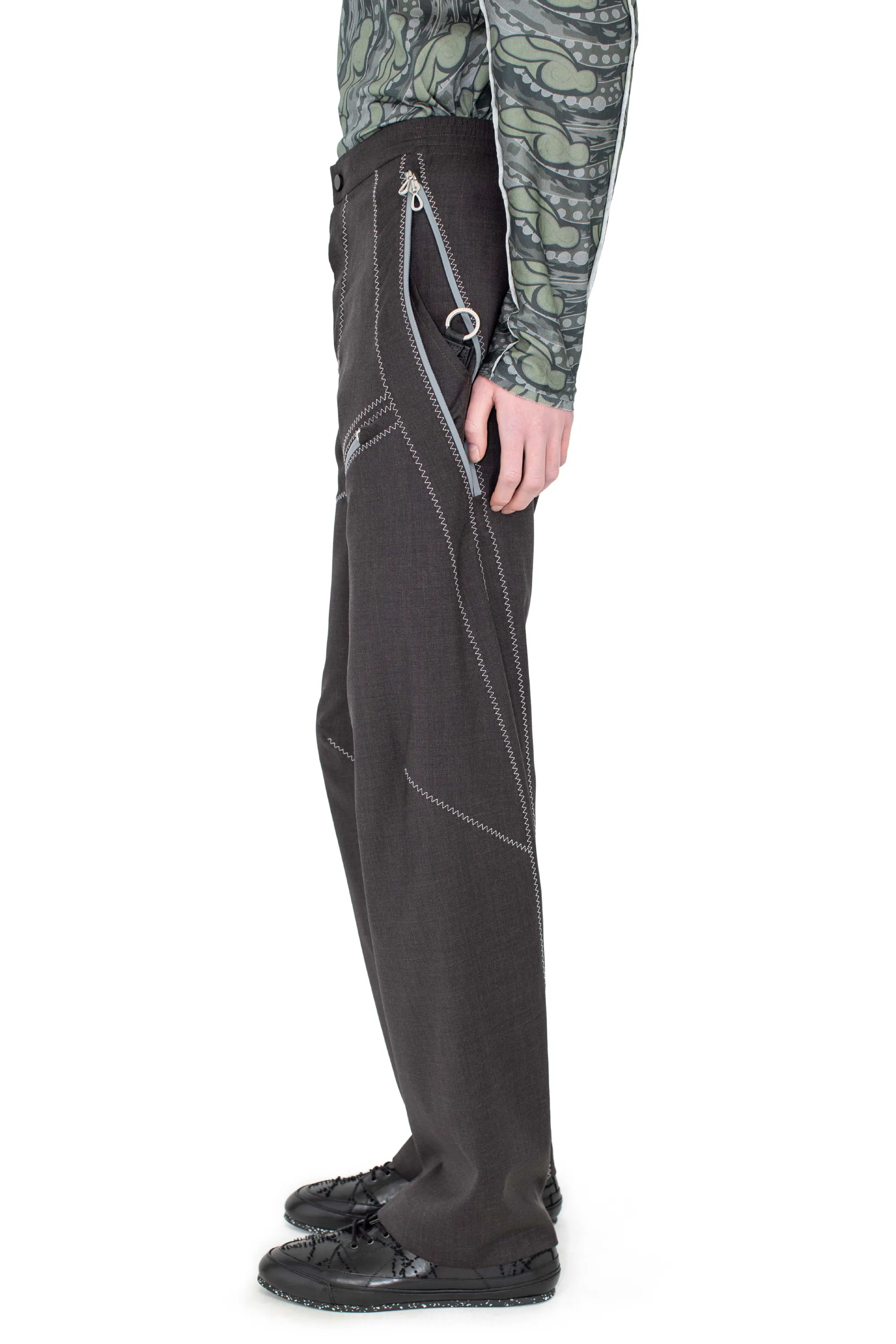 KIKO KOSTADINOV FOSCO TROUSER - UMBER BROWN