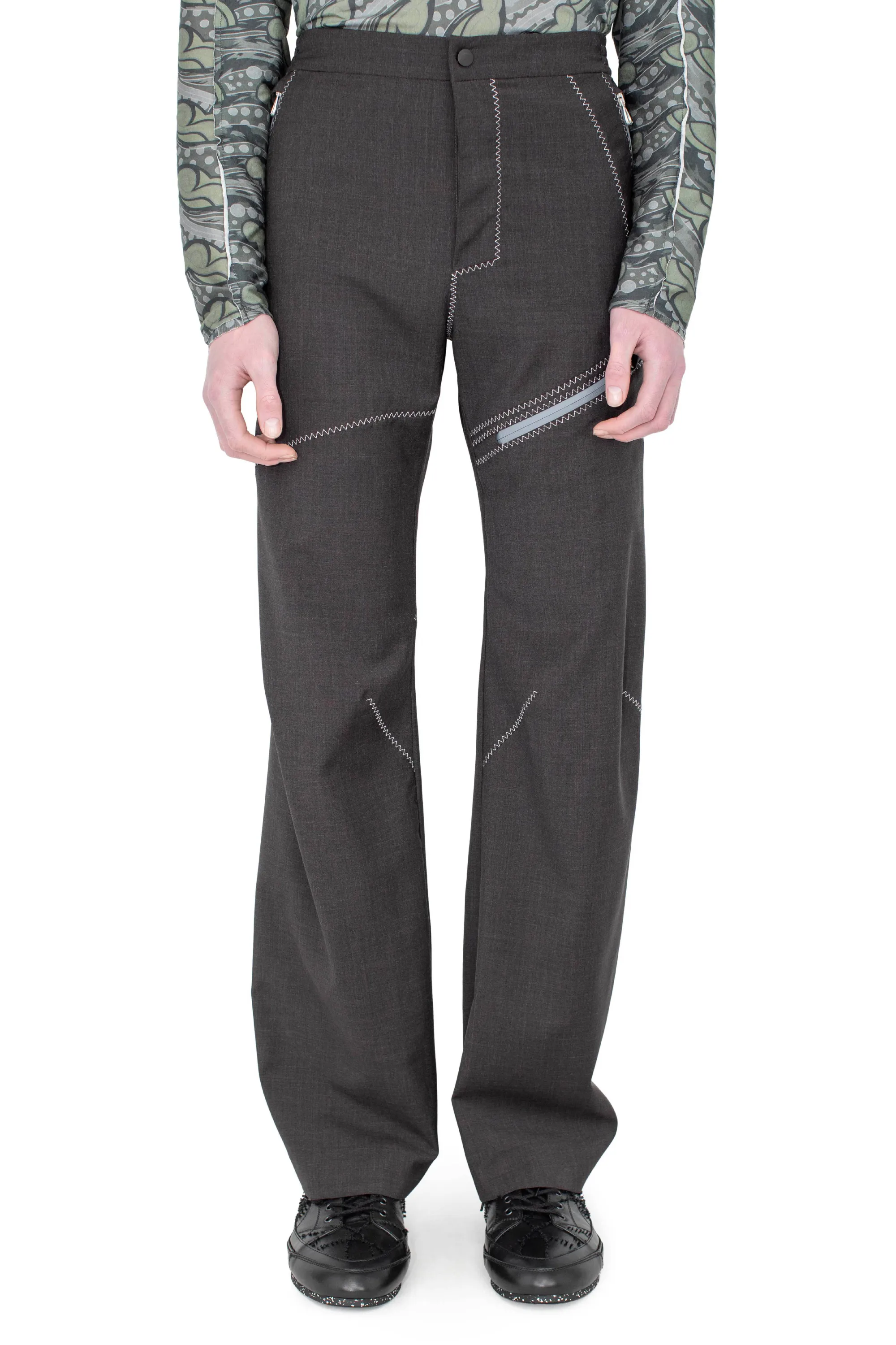 KIKO KOSTADINOV FOSCO TROUSER - UMBER BROWN