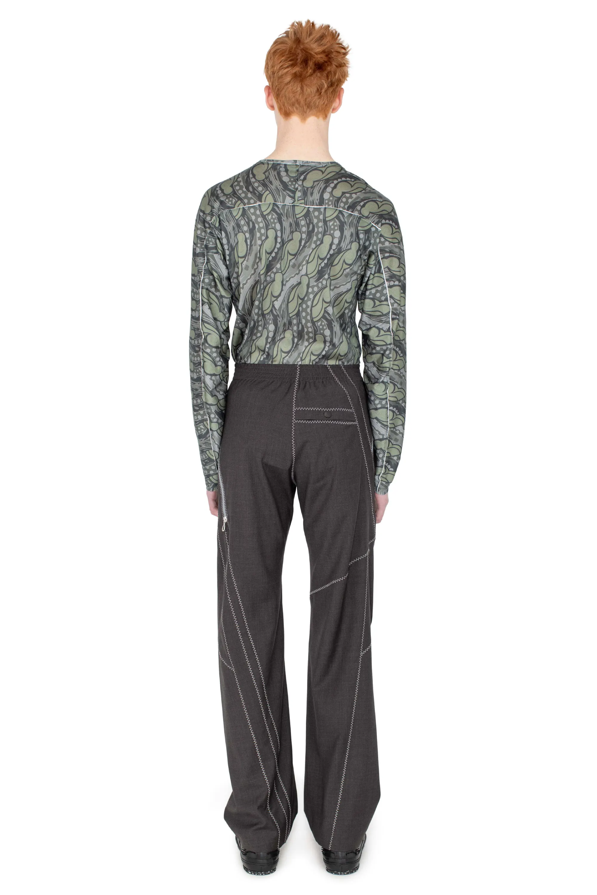 KIKO KOSTADINOV FOSCO TROUSER - UMBER BROWN