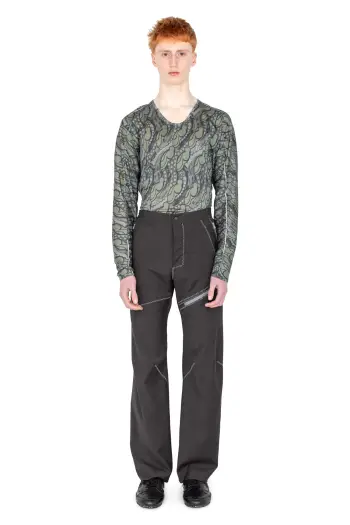 KIKO KOSTADINOV FOSCO TROUSER - UMBER BROWN