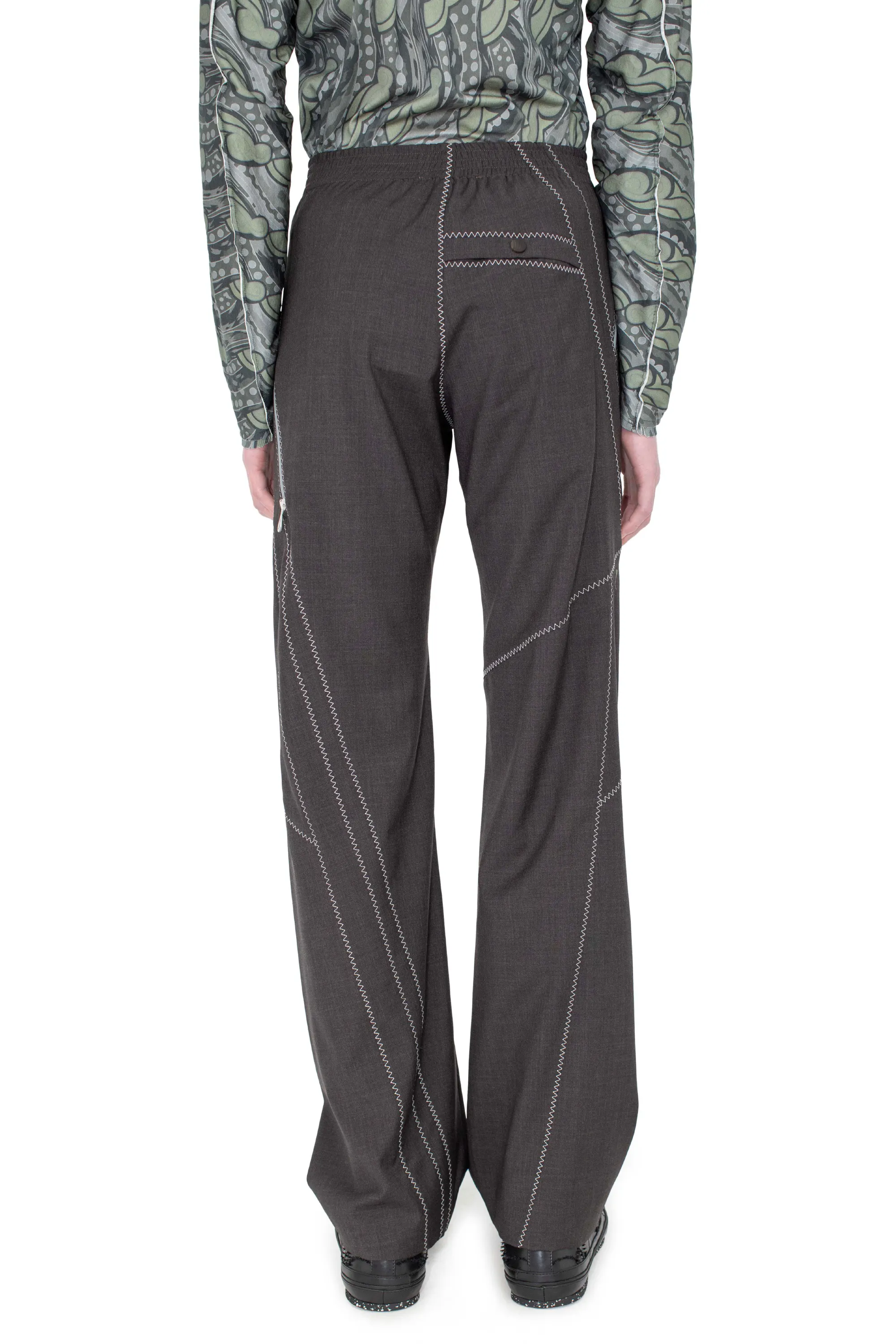 KIKO KOSTADINOV FOSCO TROUSER - UMBER BROWN