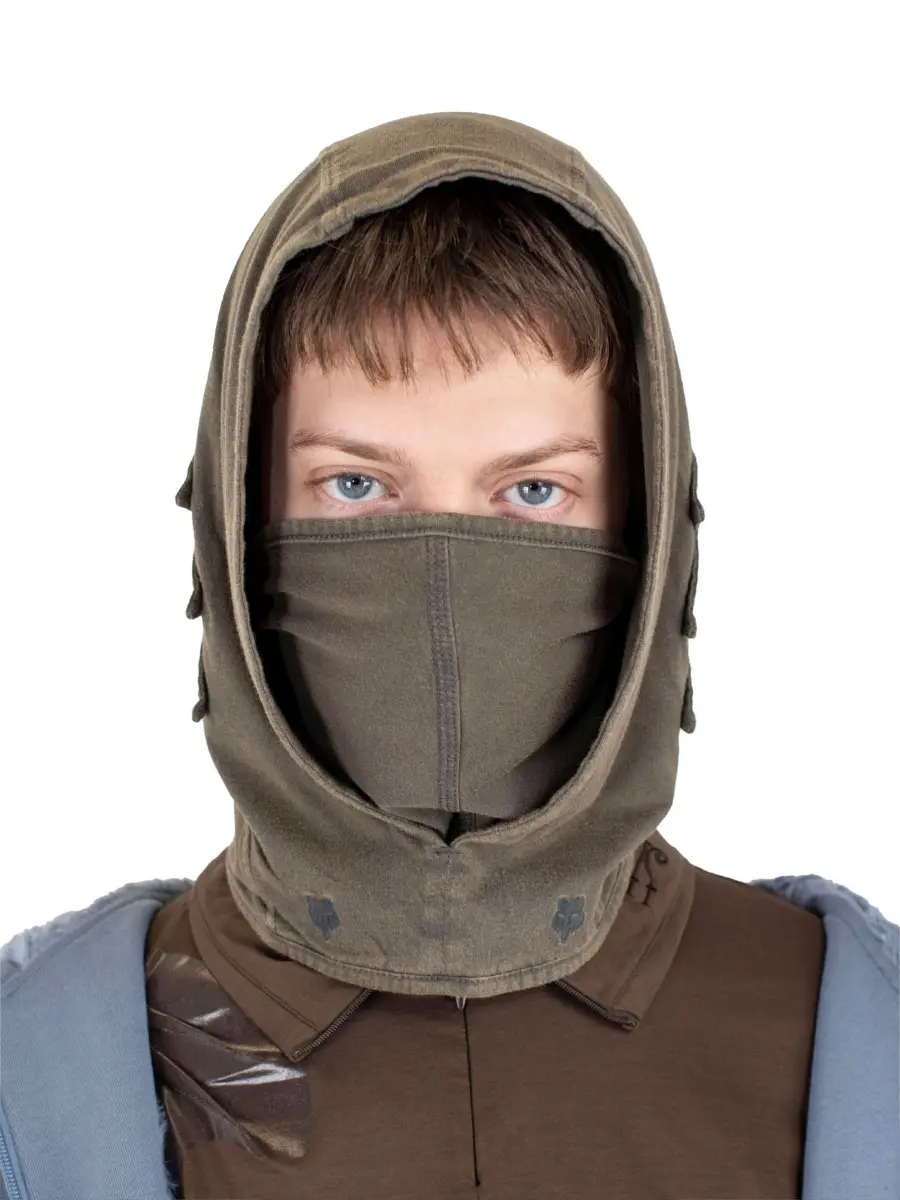 Kiko Kostadinov Agathon Crochet Balaclava en Beige pour homme | LN-CC®