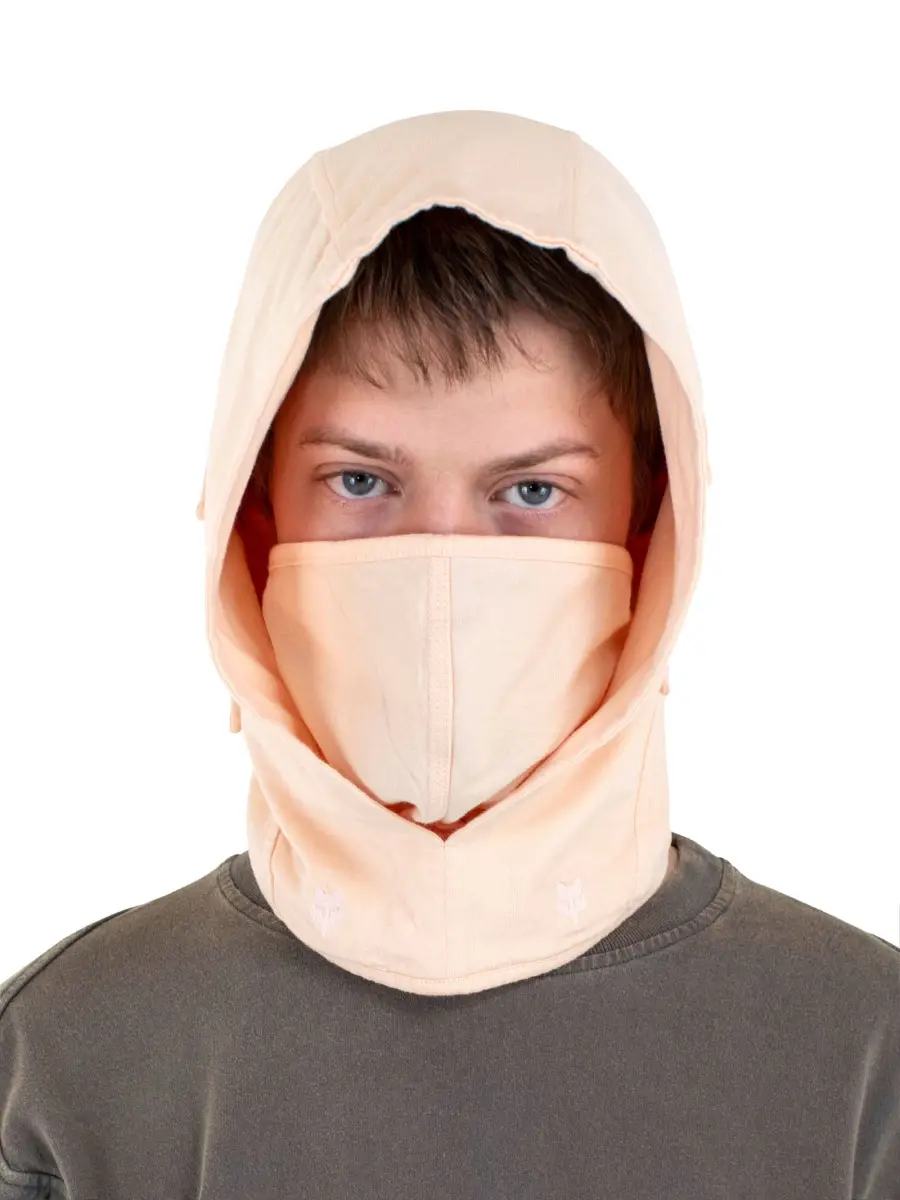KIKO KOSTADINOV FOX BALACLAVA - PALE PINK