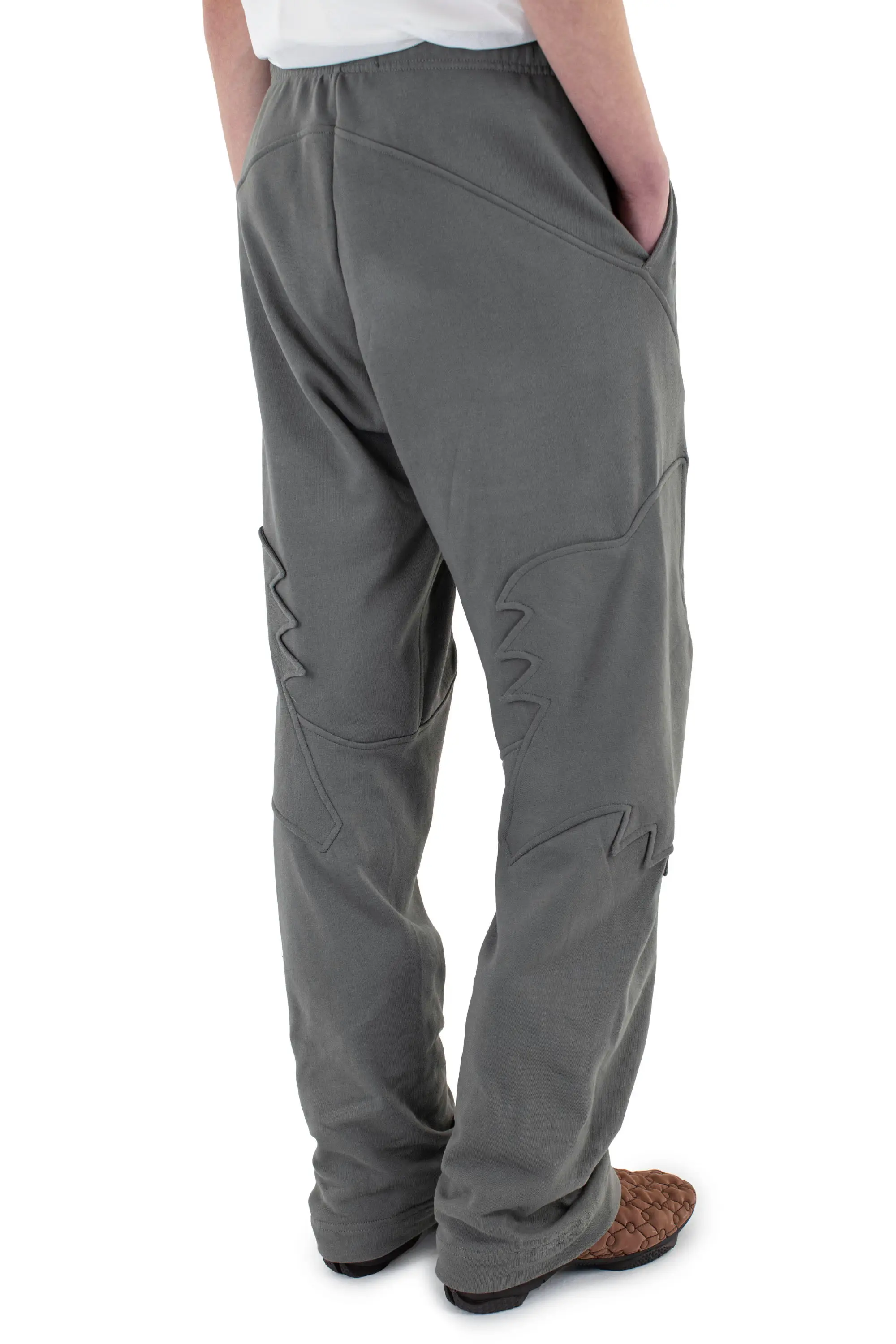 KIKO KOSTADINOV FOX FLEECE PANT - DARK STONE