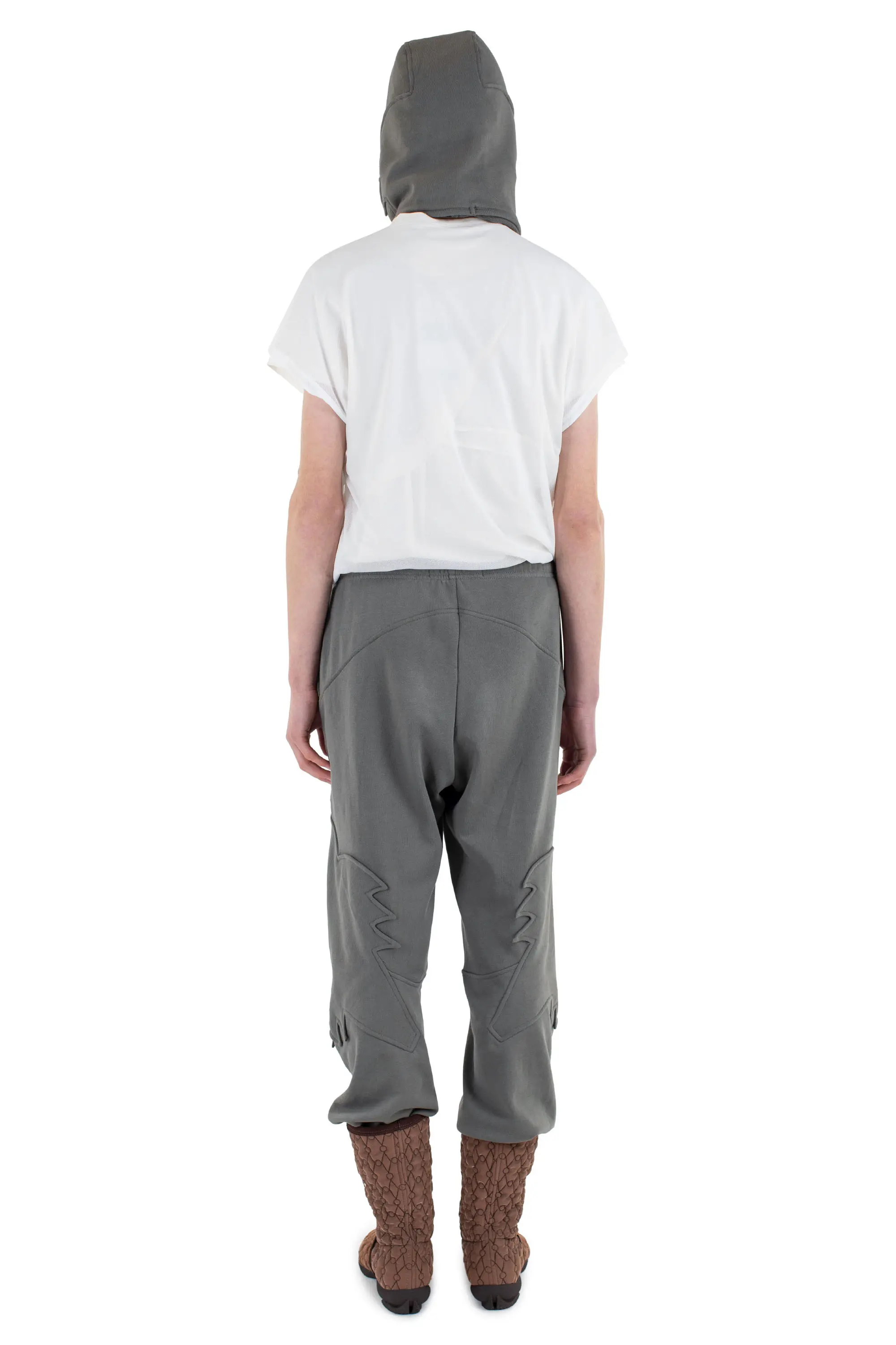 KIKO KOSTADINOV FOX FLEECE PANT - DARK STONE