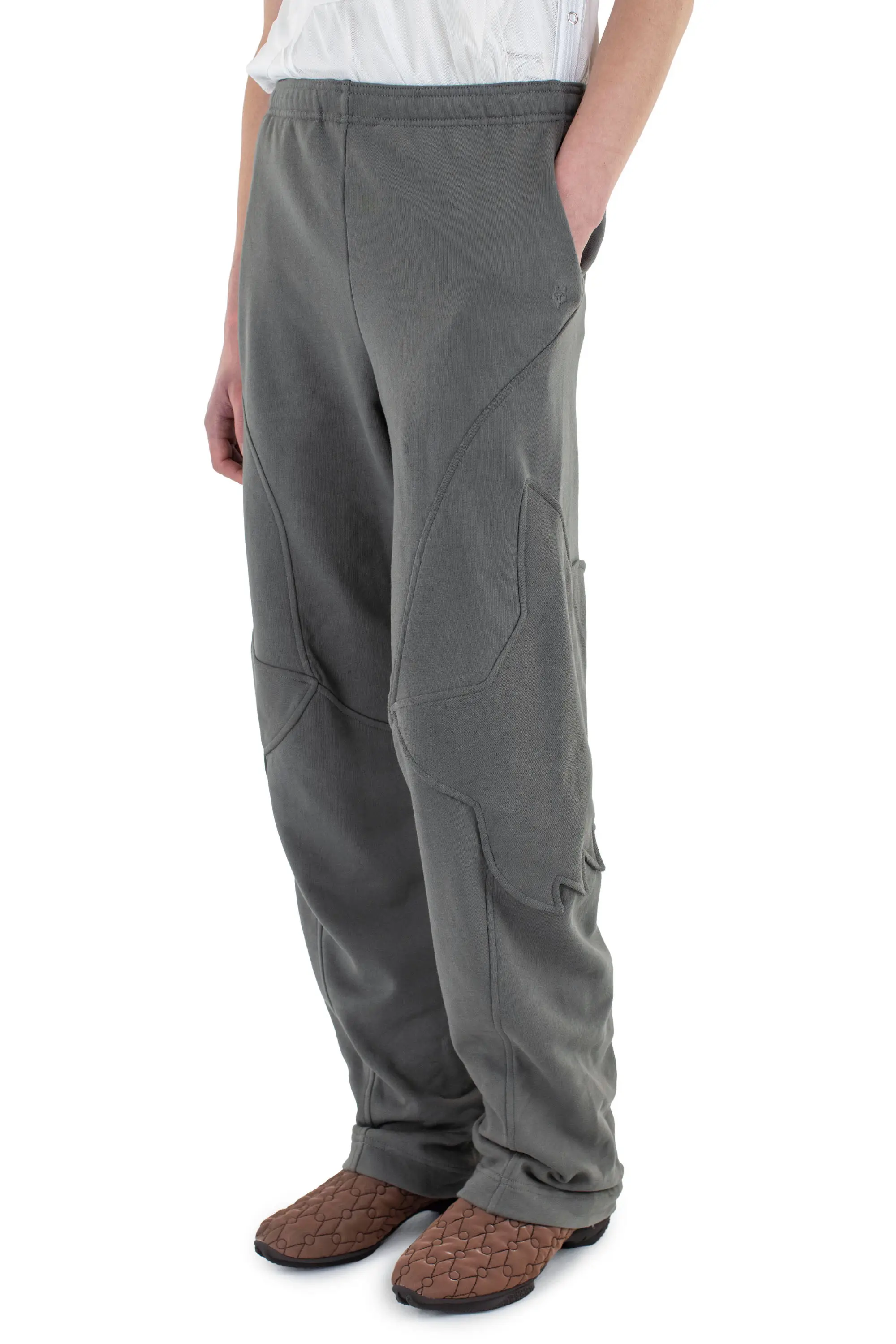 KIKO KOSTADINOV FOX FLEECE PANT - DARK STONE