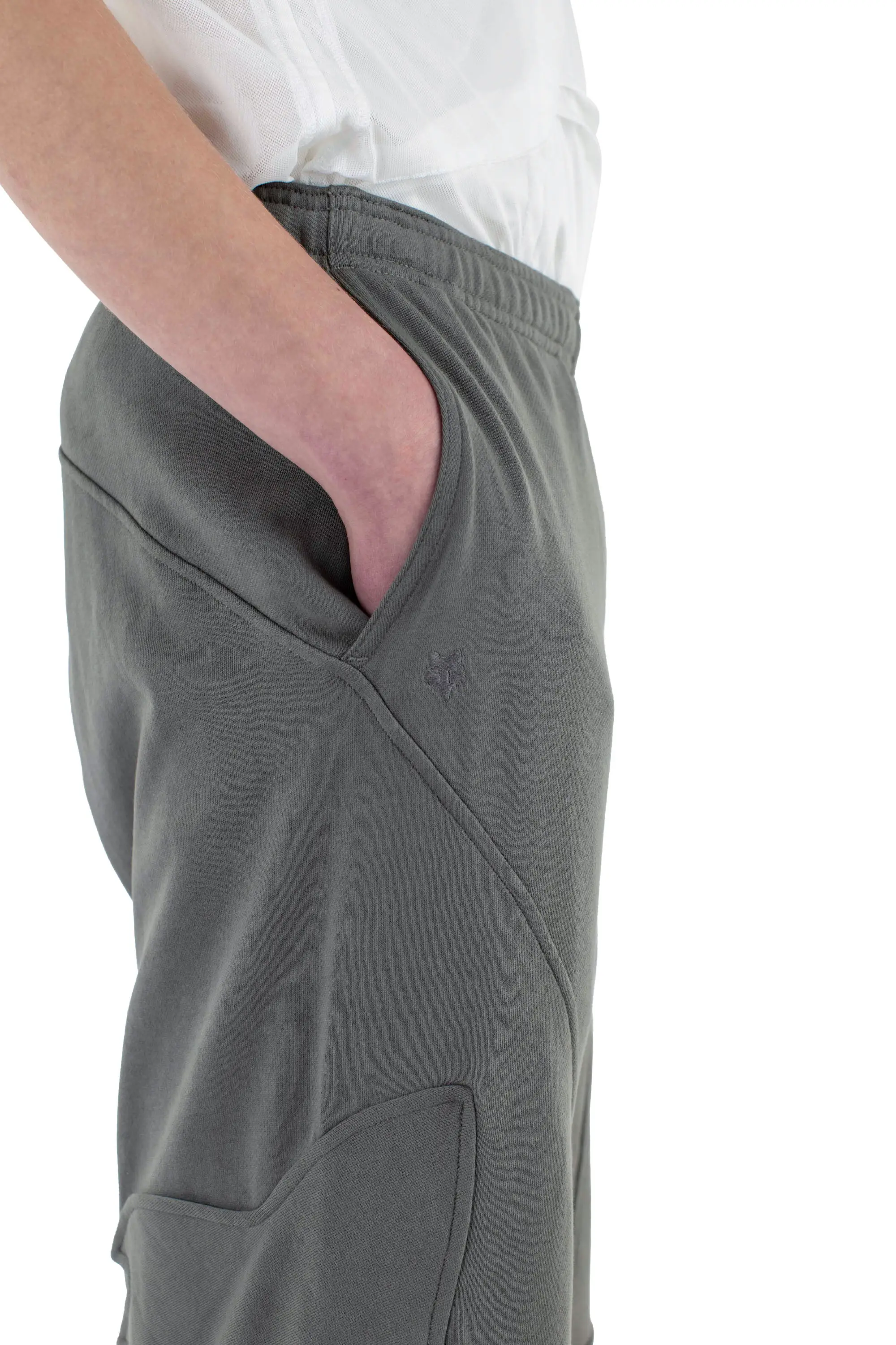 KIKO KOSTADINOV FOX FLEECE PANT - DARK STONE