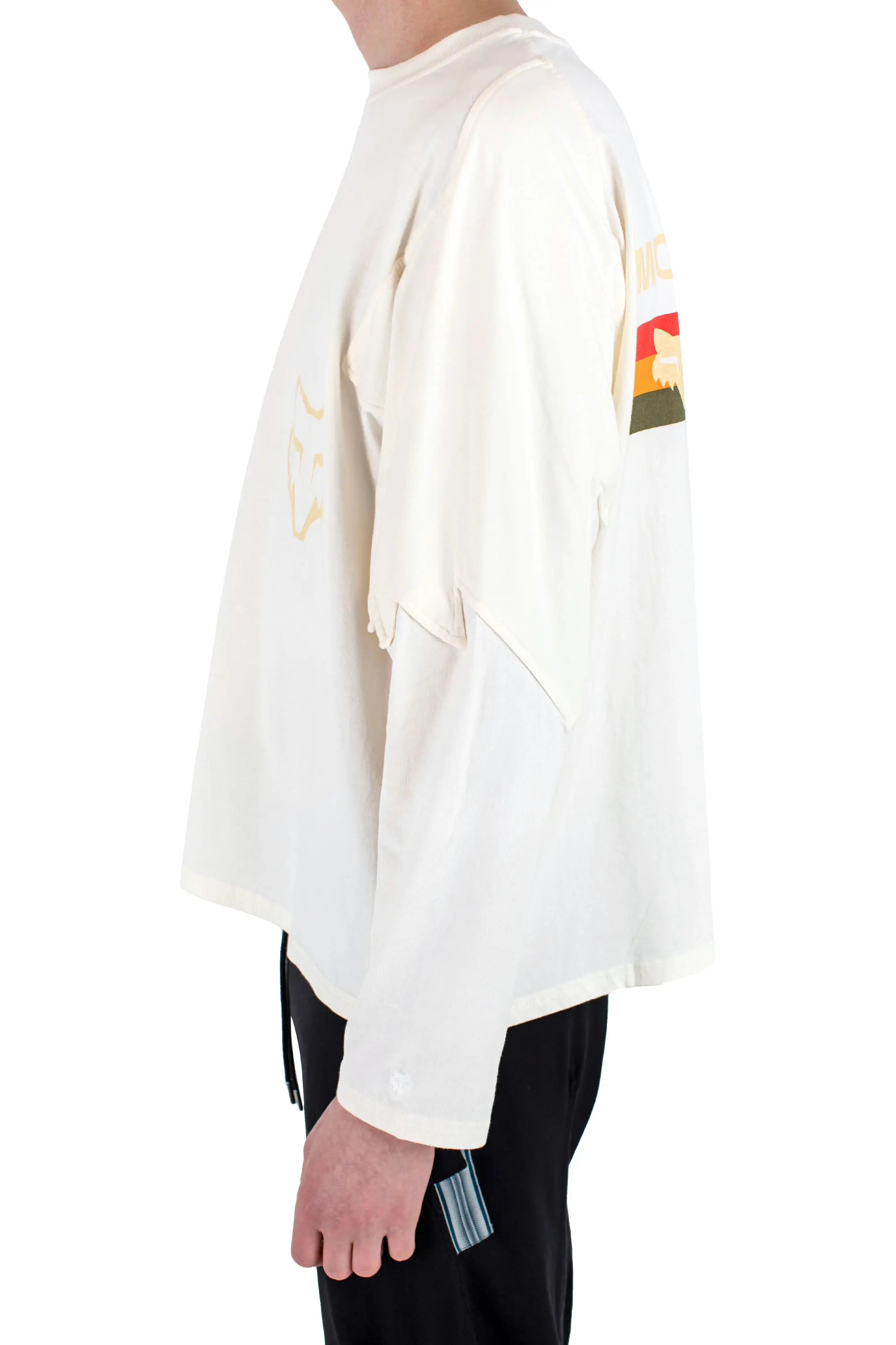 KIKO KOSTADINOV FOX LS TEE SHIRT - OFF WHITE