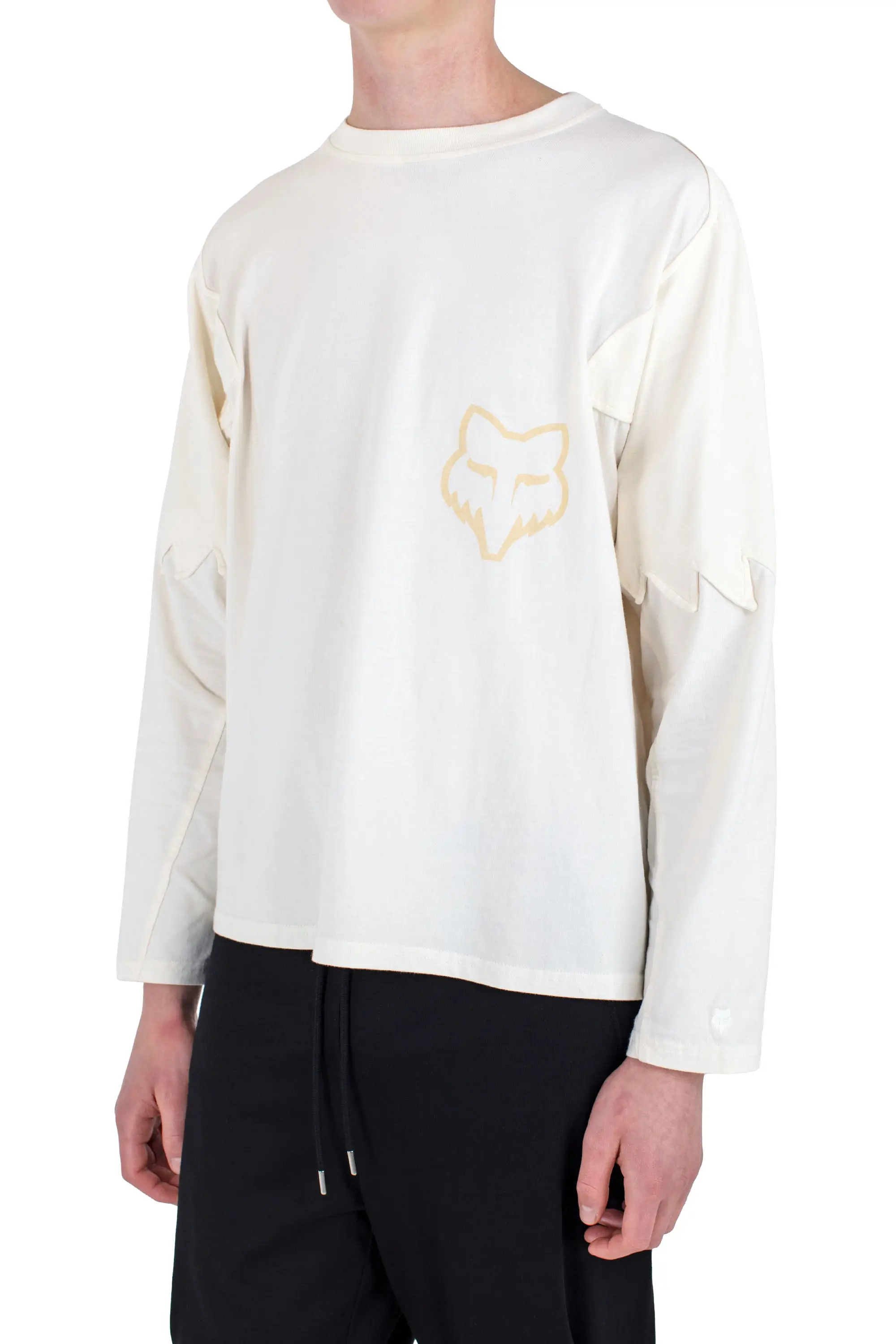 KIKO KOSTADINOV FOX LS TEE SHIRT - OFF WHITE