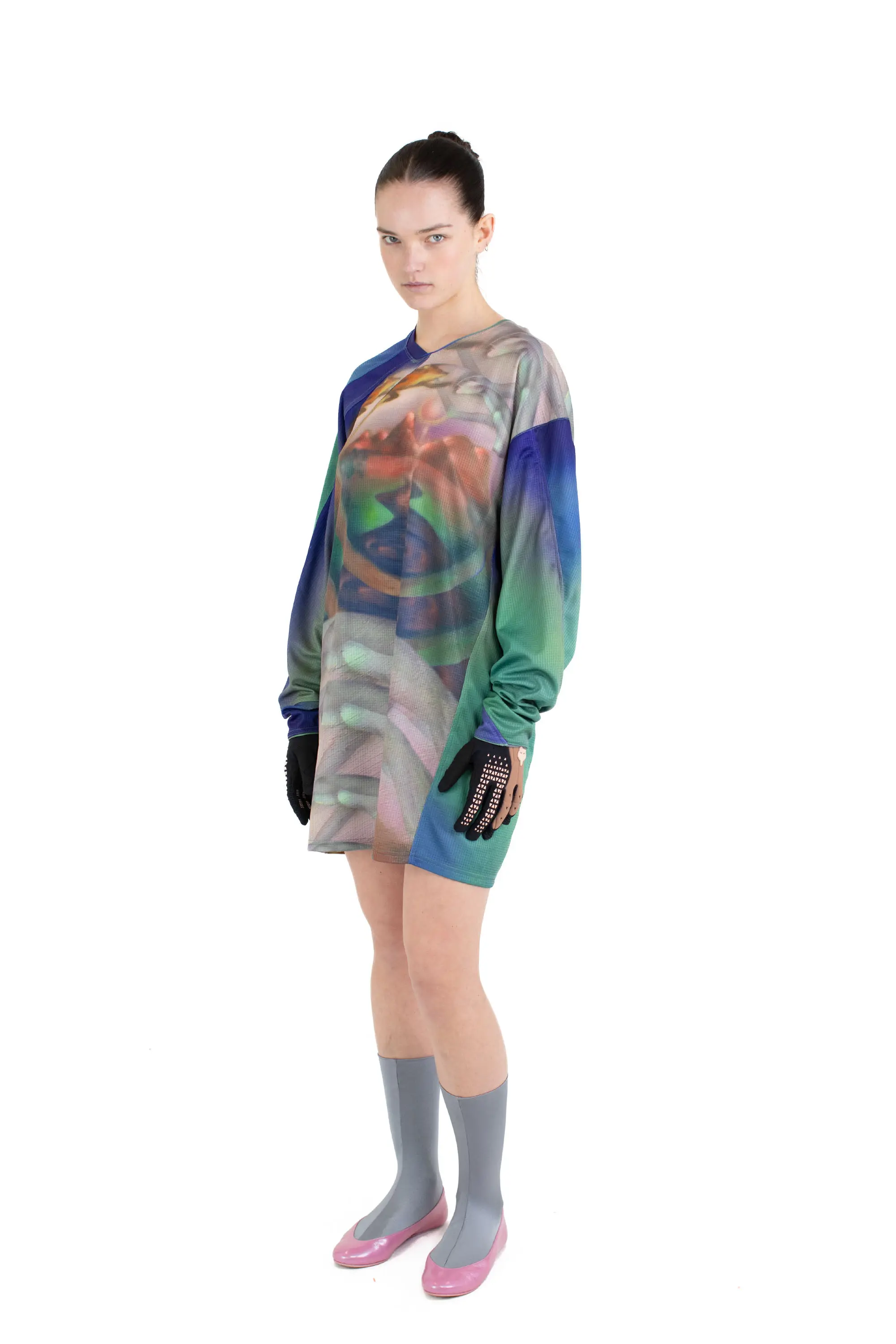 KIKO KOSTADINOV FOX RACING PRINTED TUNIC - MULTI
