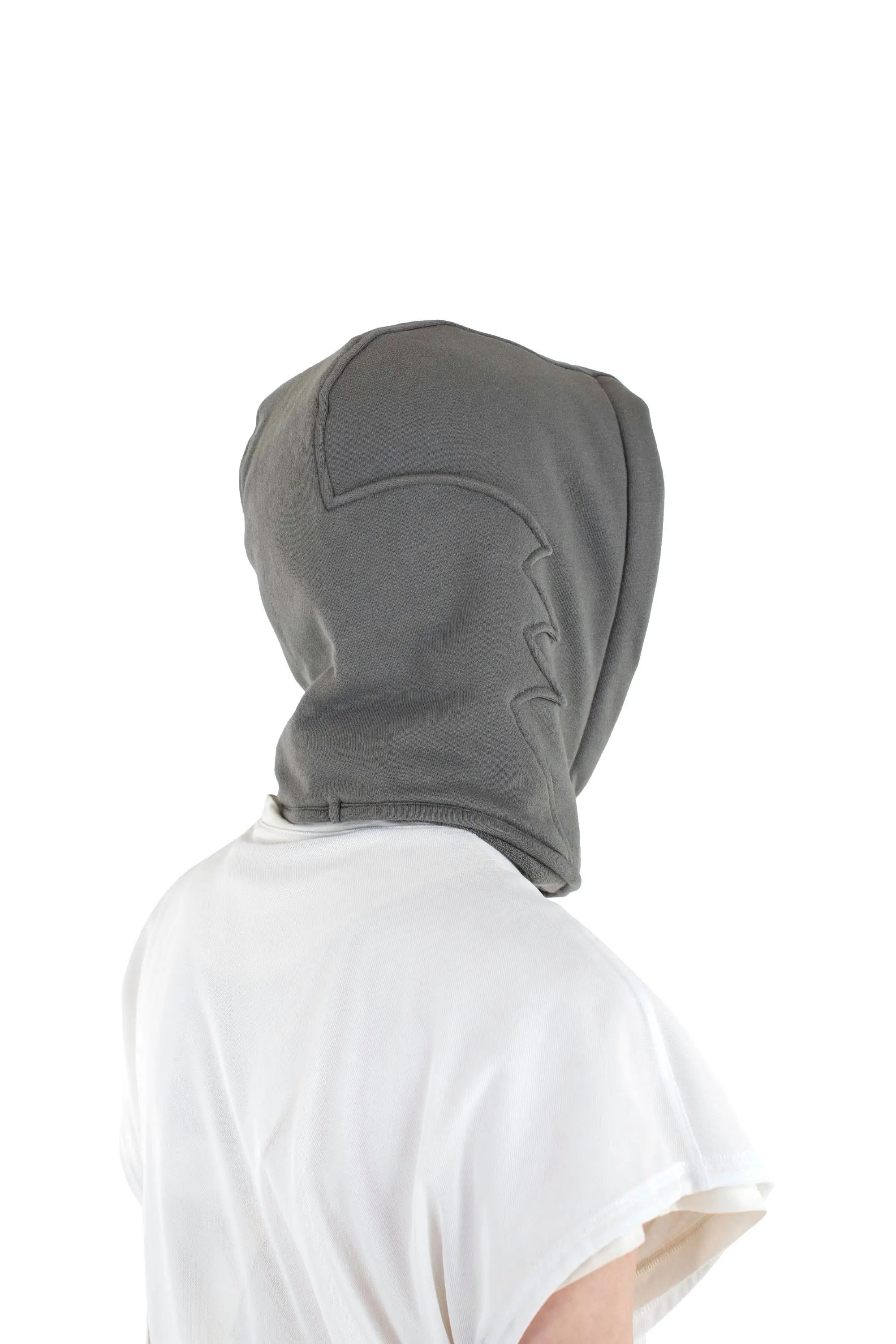 KIKO KOSTADINOV FOX SHERPA LINED BALACLAVA - DARK STONE