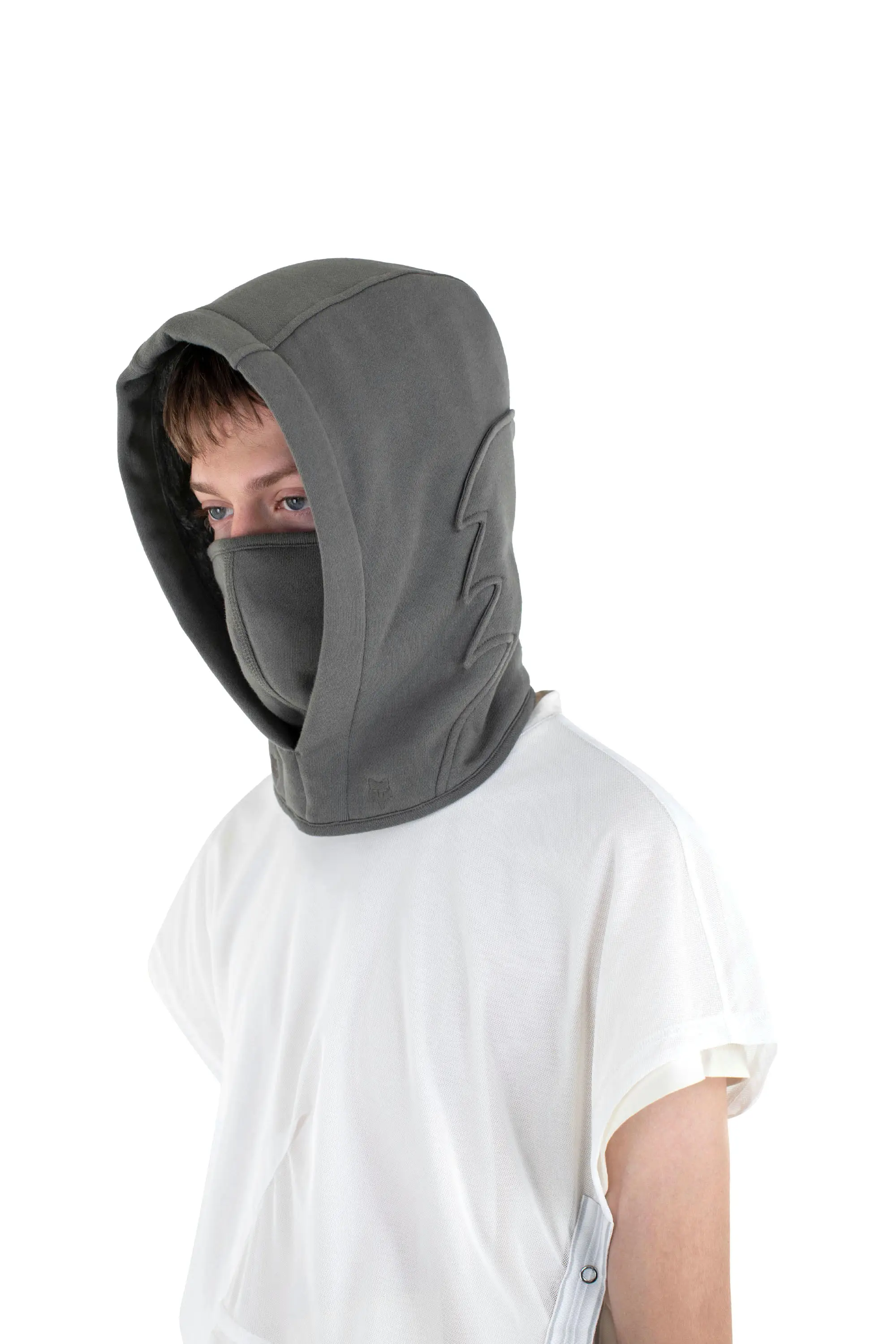 KIKO KOSTADINOV FOX SHERPA LINED BALACLAVA - DARK STONE