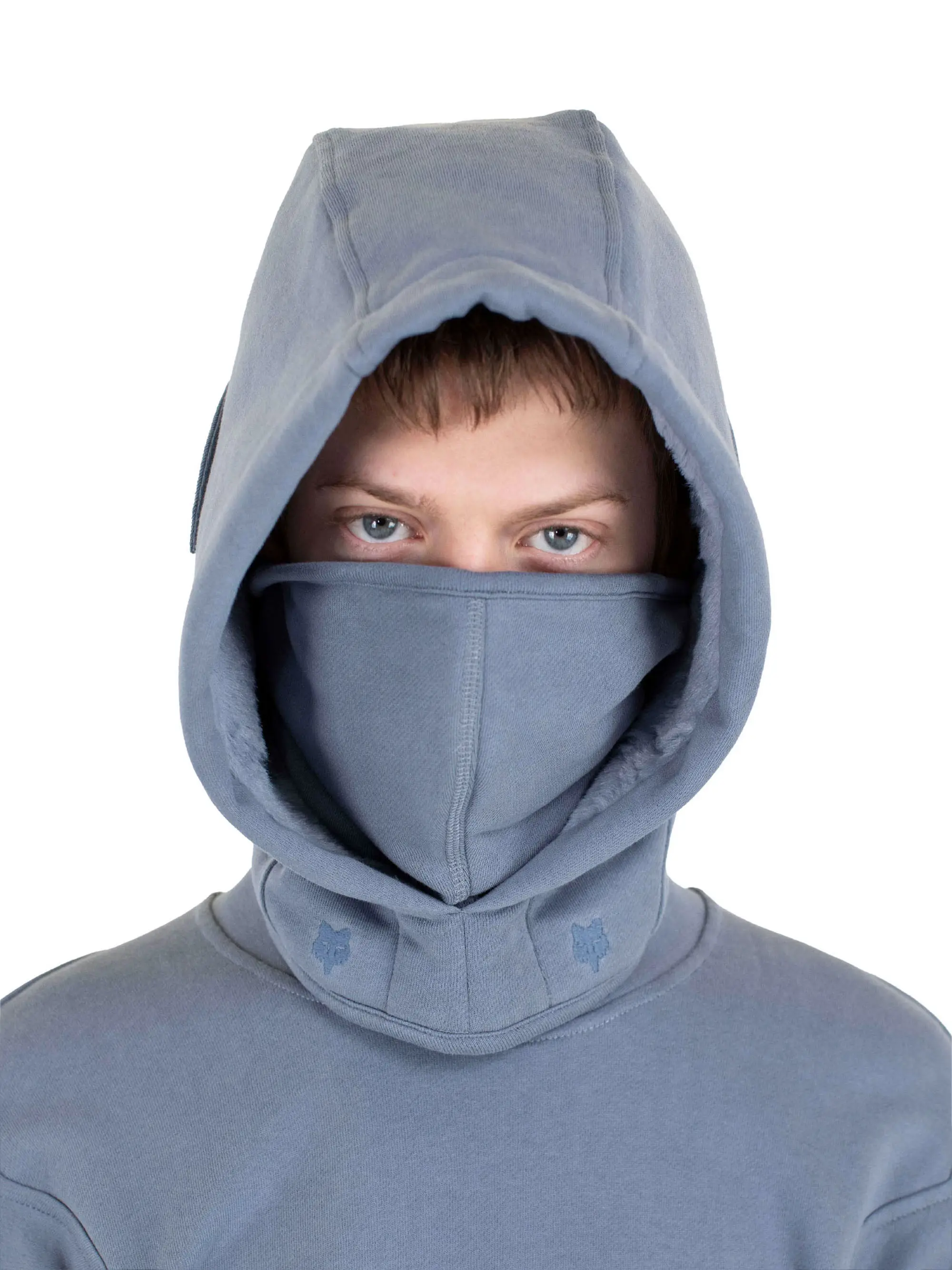 KIKO KOSTADINOV FOX SHERPA LINED BALACLAVA - DARK VINTAGE