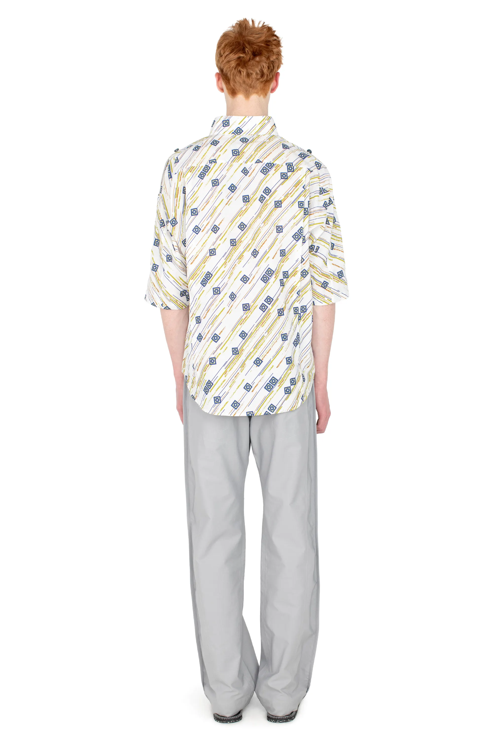 KIKO KOSTADINOV GABOR SHIRT - FLORAL BRUSH