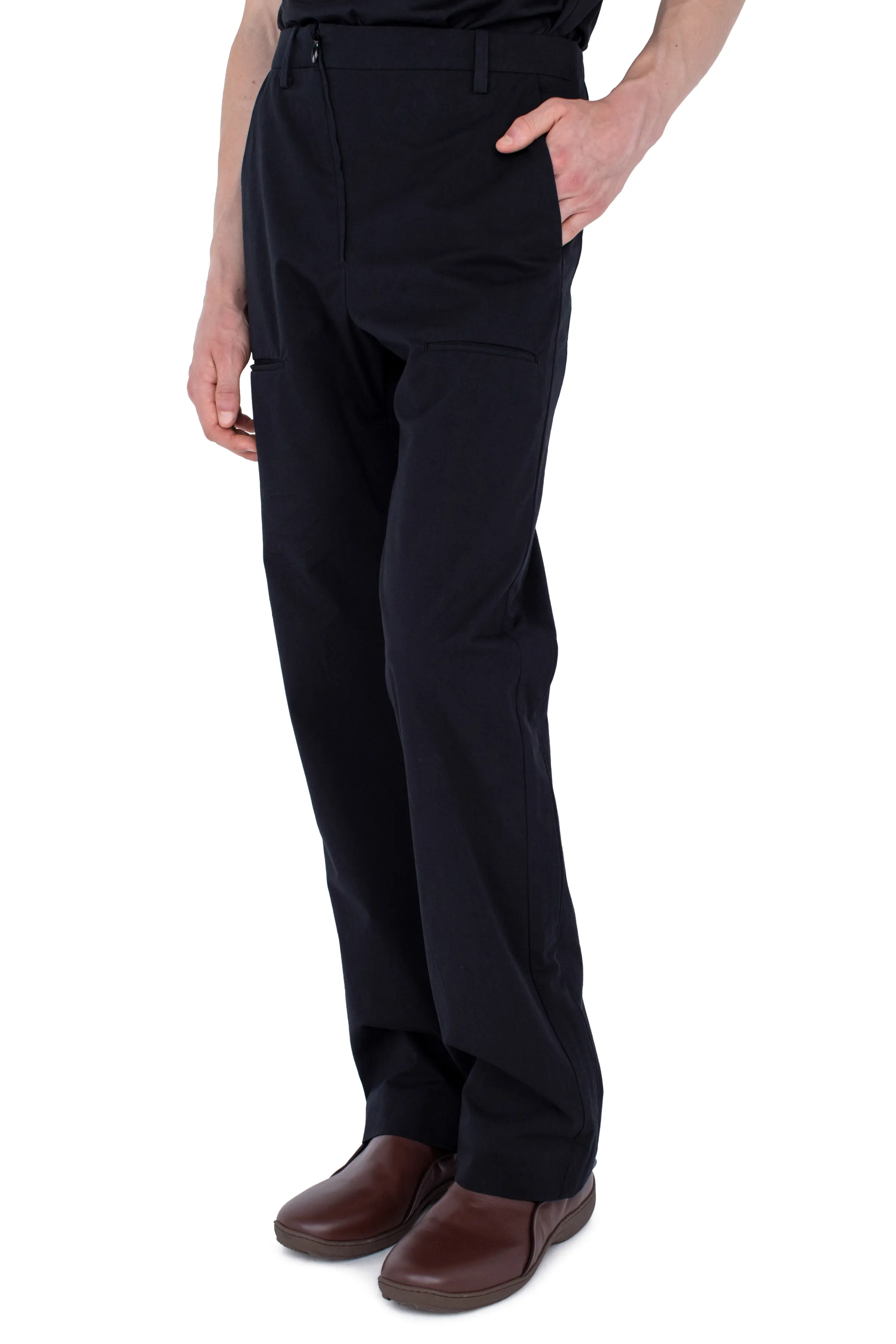 KIKO KOSTADINOV GRAATSMA TROUSERS - SHADOW BLACK