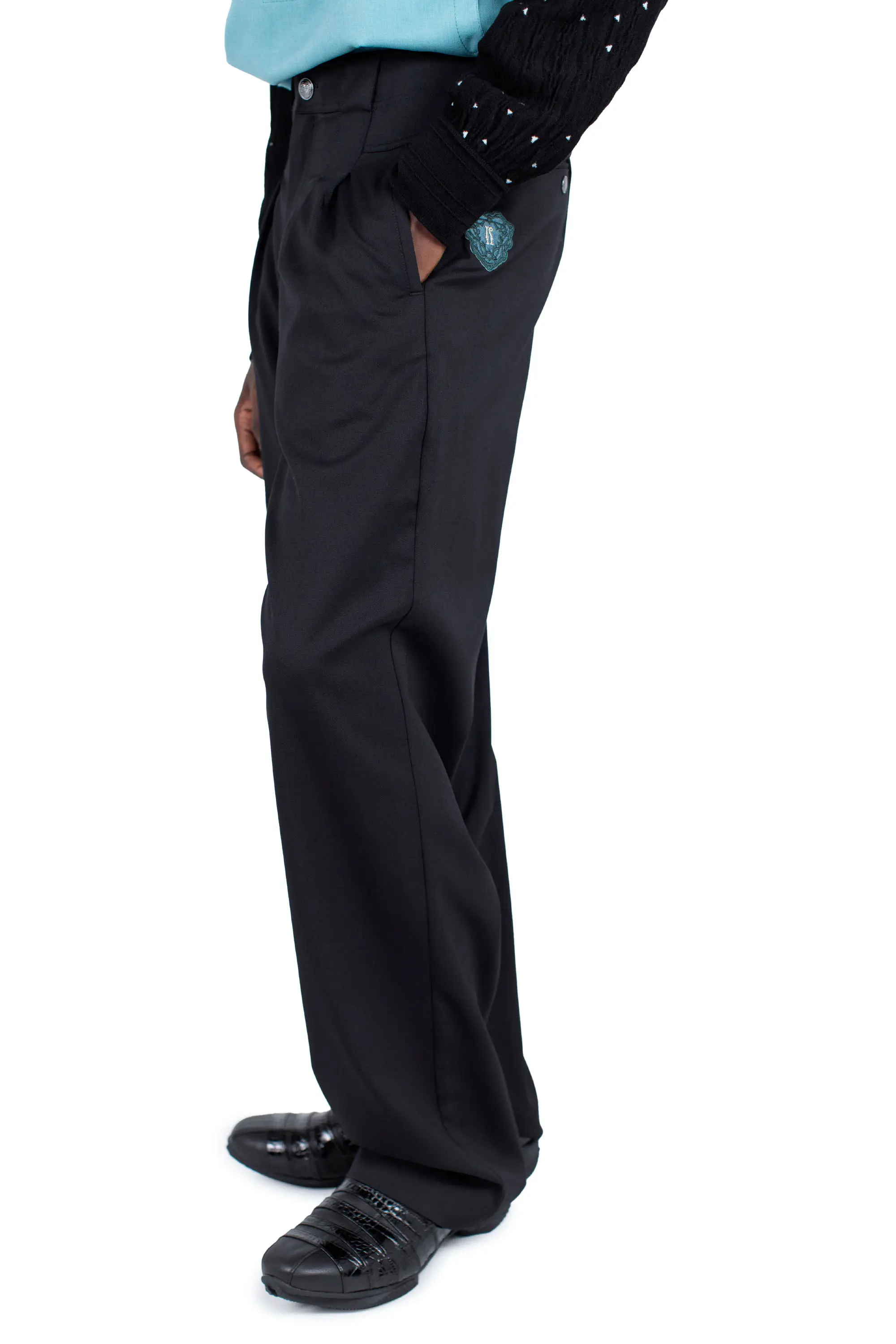 KIKO KOSTADINOV HAIN TROUSER - NIGHT BLACK