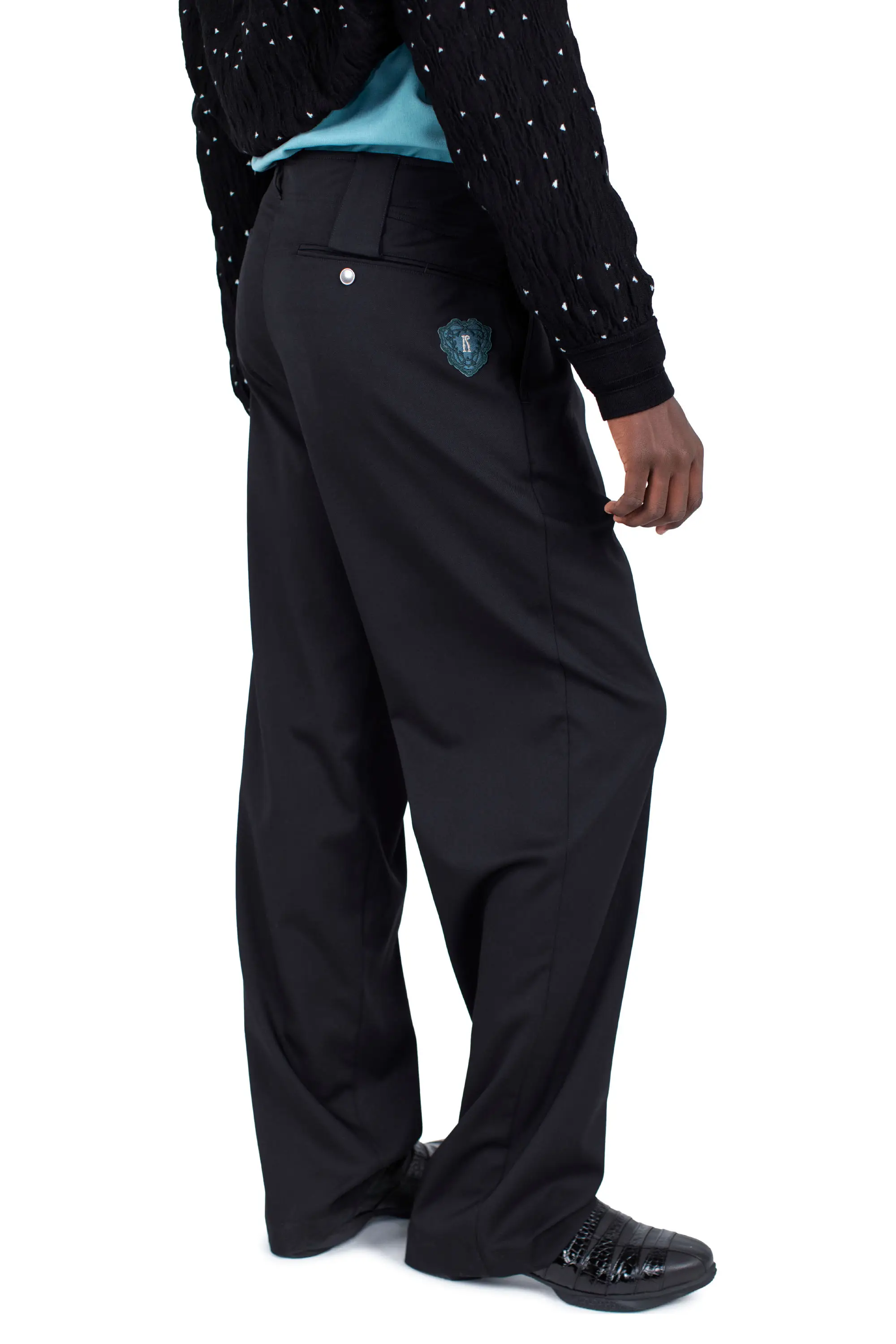 KIKO KOSTADINOV HAIN TROUSER - NIGHT BLACK