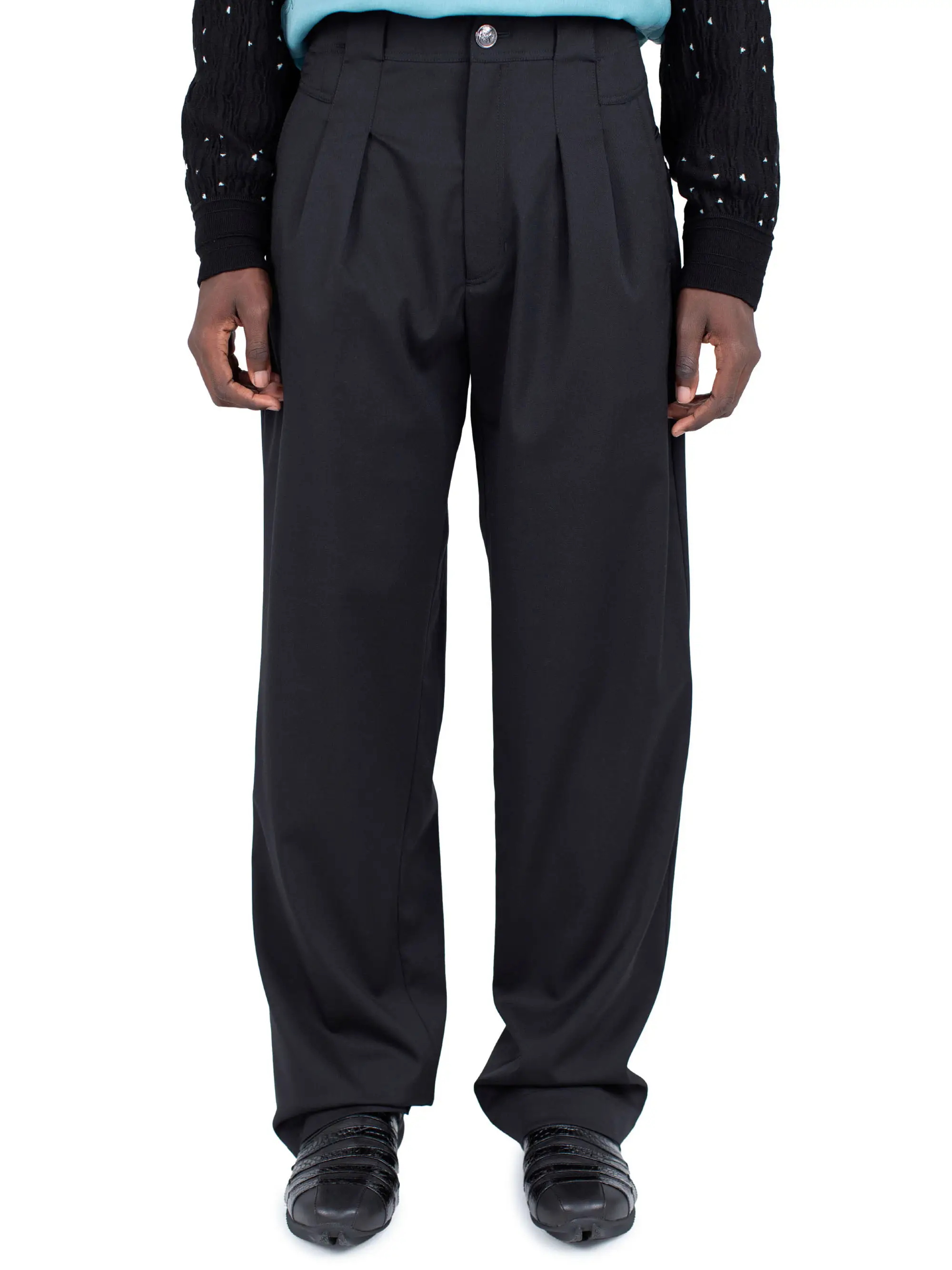 KIKO KOSTADINOV HAIN TROUSER - NIGHT BLACK