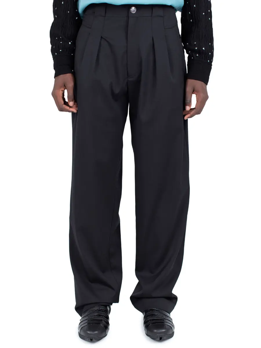 KIKO KOSTADINOV HAIN TROUSER - NIGHT BLACK