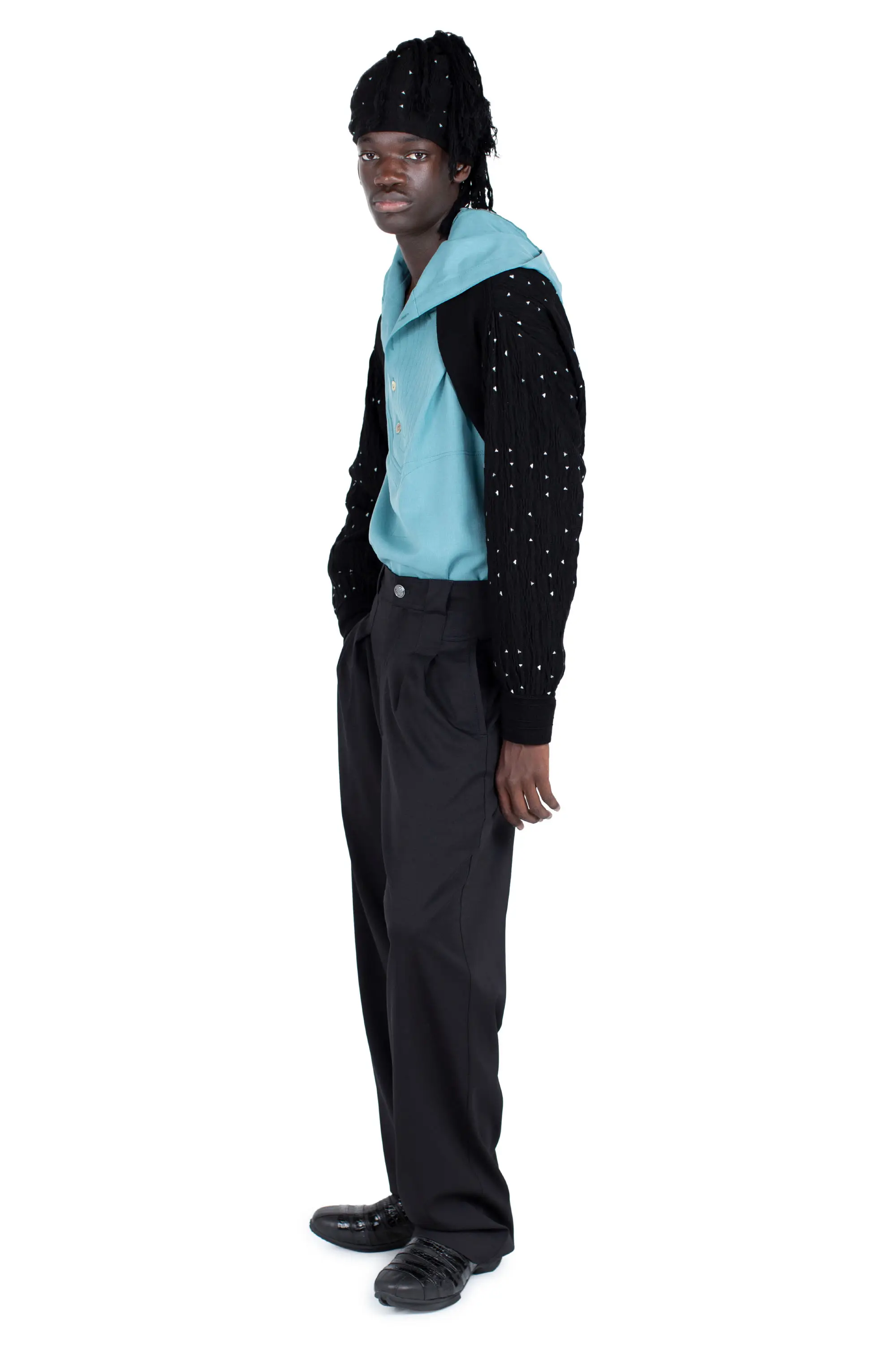 KIKO KOSTADINOV HAIN TROUSER - NIGHT BLACK