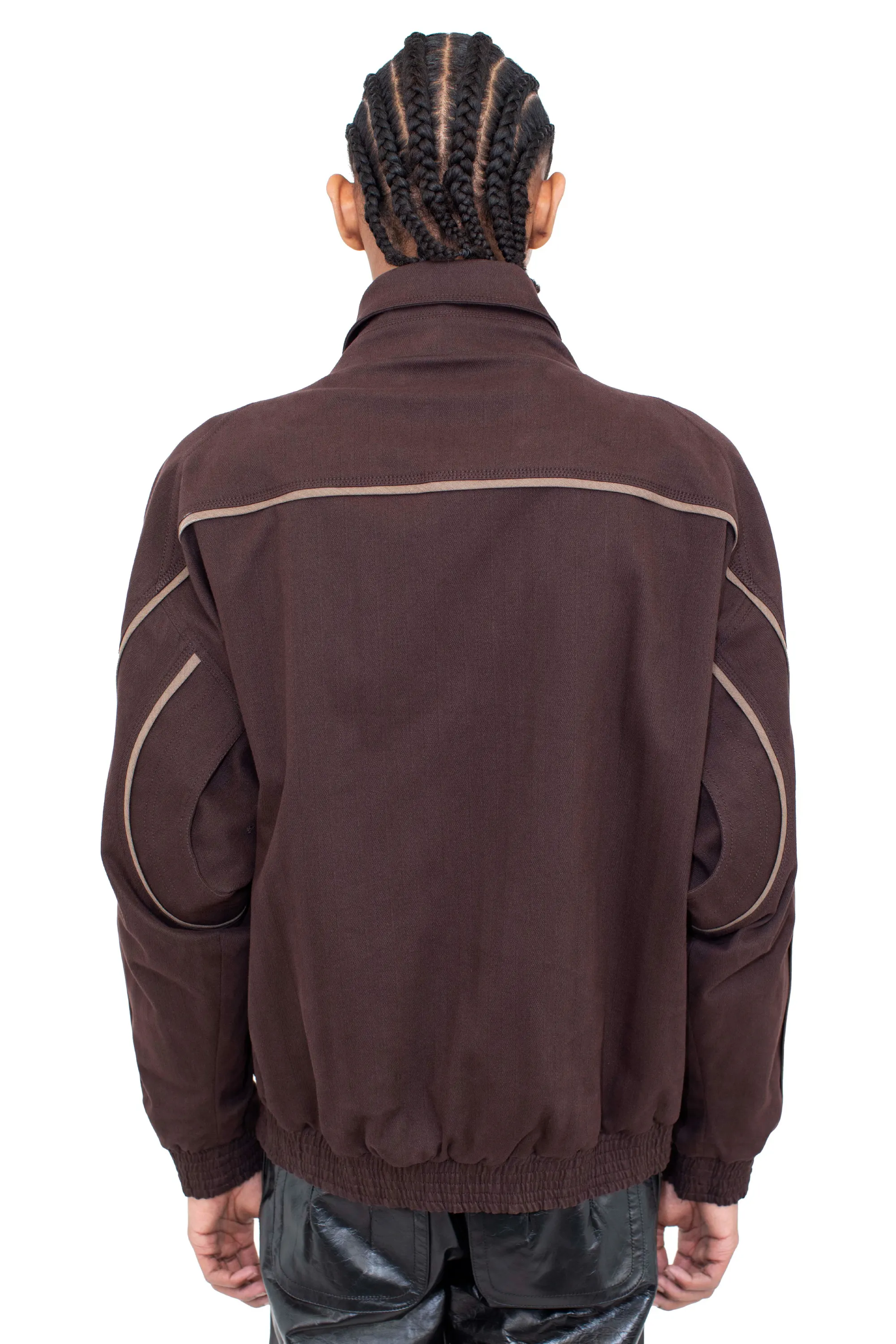 HARRER BLOUSON - WOOD BROWN/SEPIA – KIKO KOSTADINOV