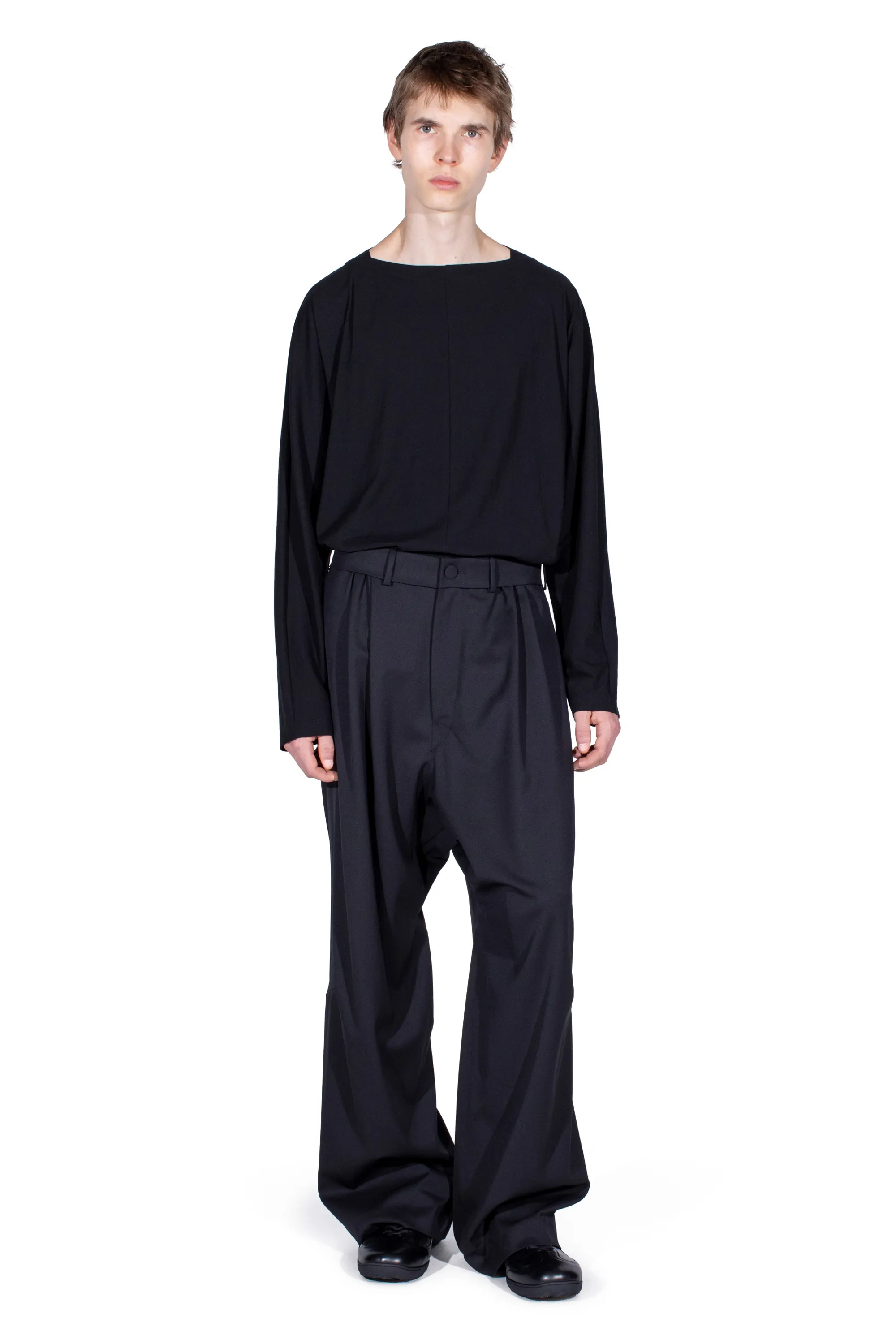 KIKO KOSTADINOV HELMOND TROUSERS - CROW BLACK