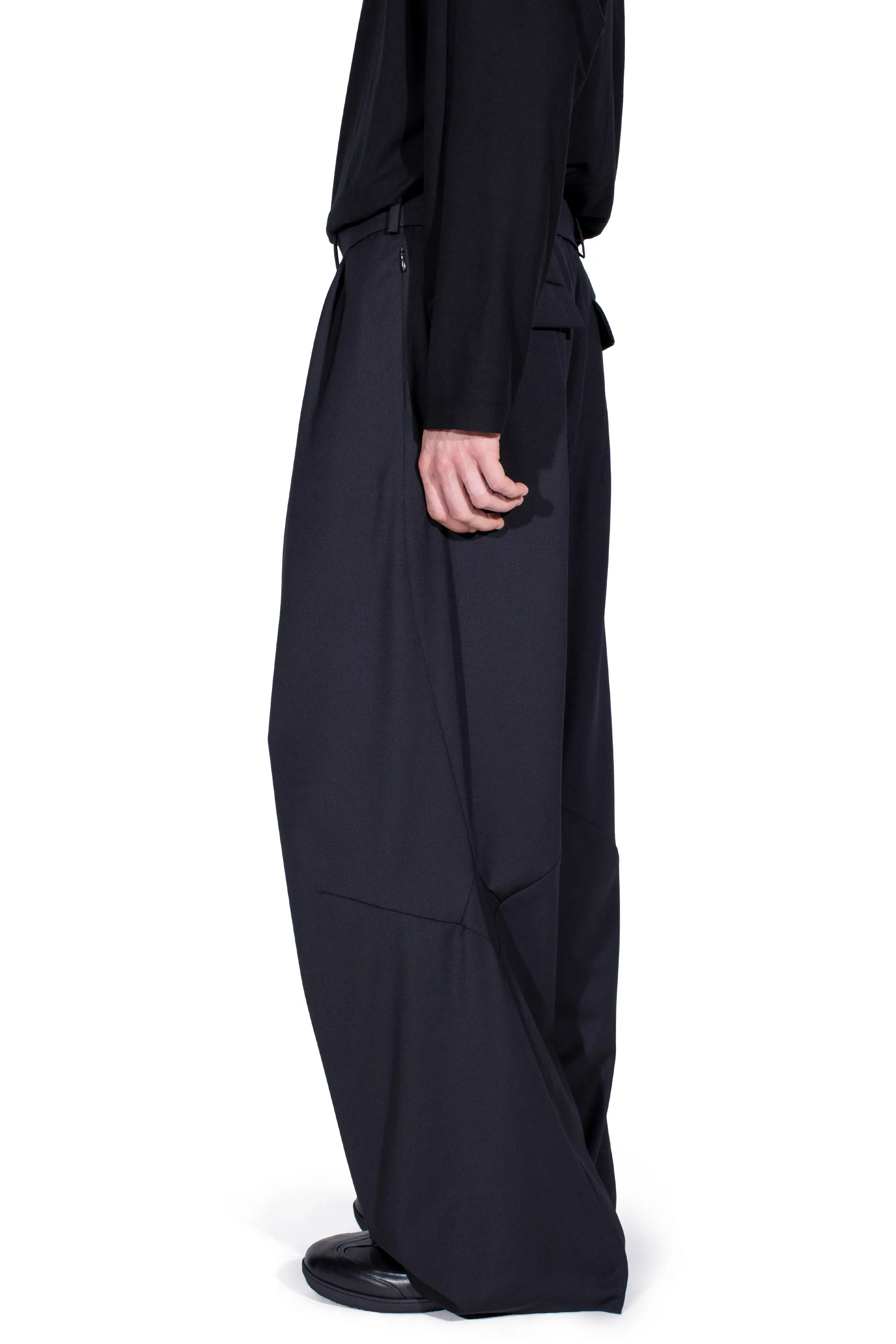 KIKO KOSTADINOV HELMOND TROUSERS - CROW BLACK