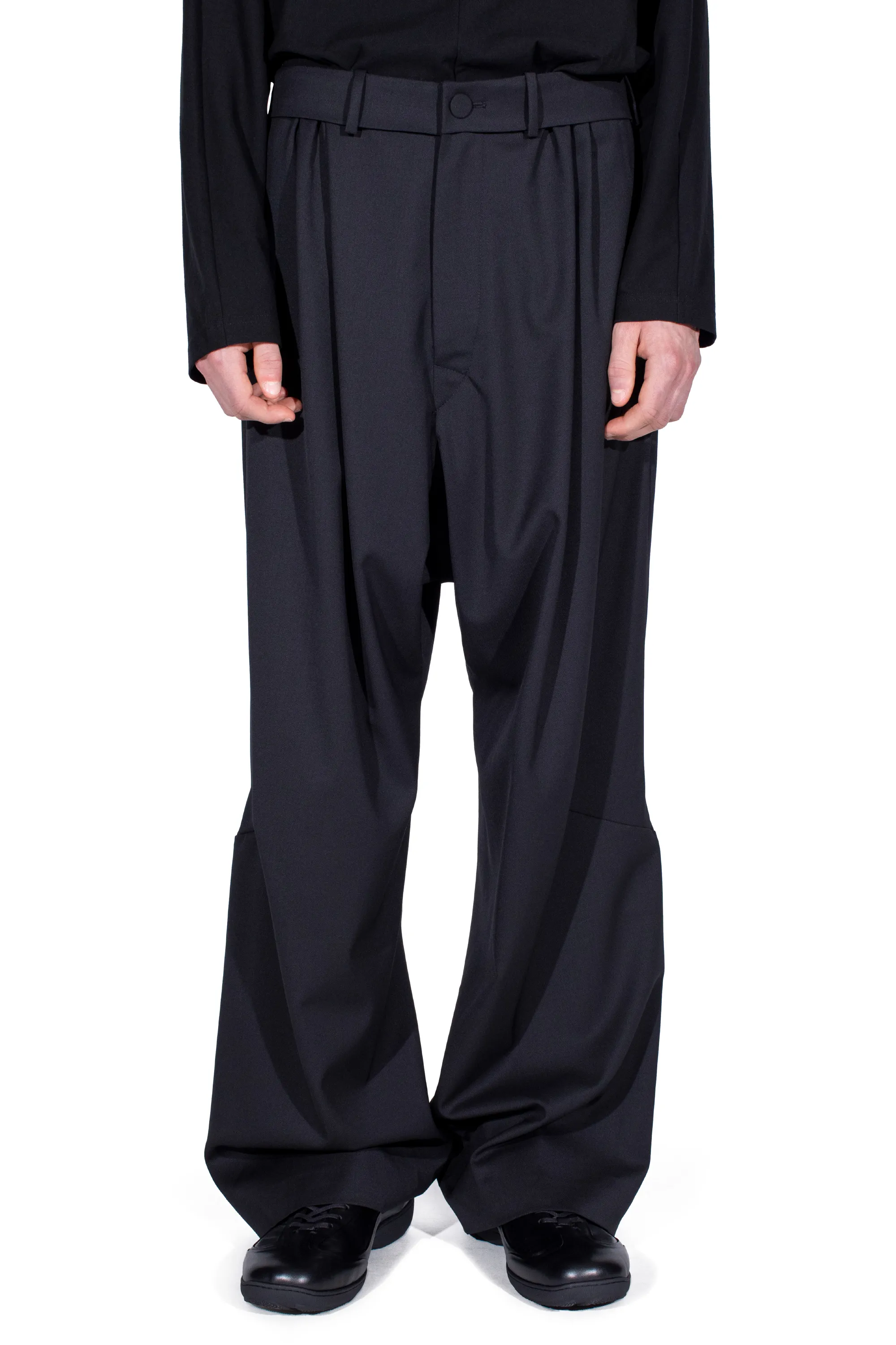 KIKO KOSTADINOV HELMOND TROUSERS - CROW BLACK