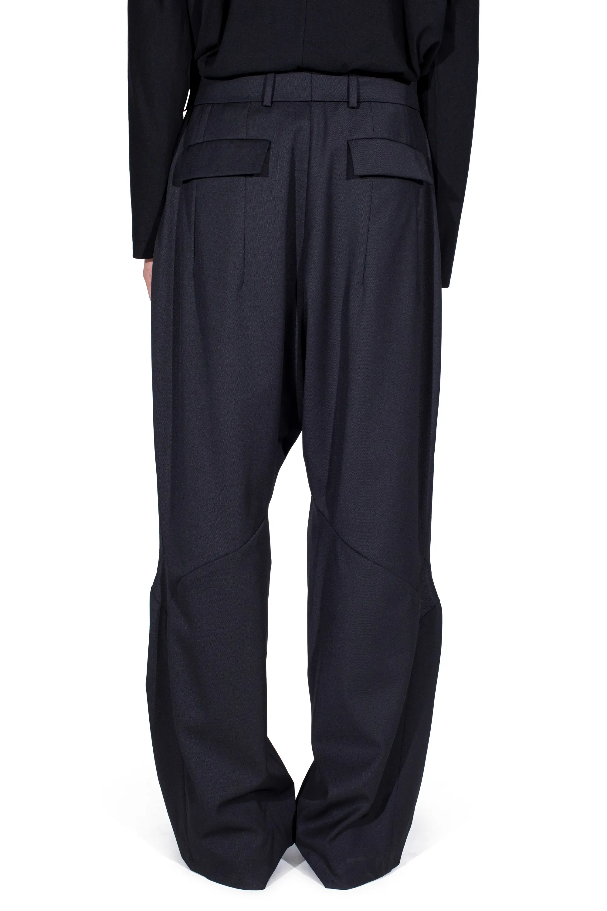 KIKO KOSTADINOV HELMOND TROUSERS - CROW BLACK